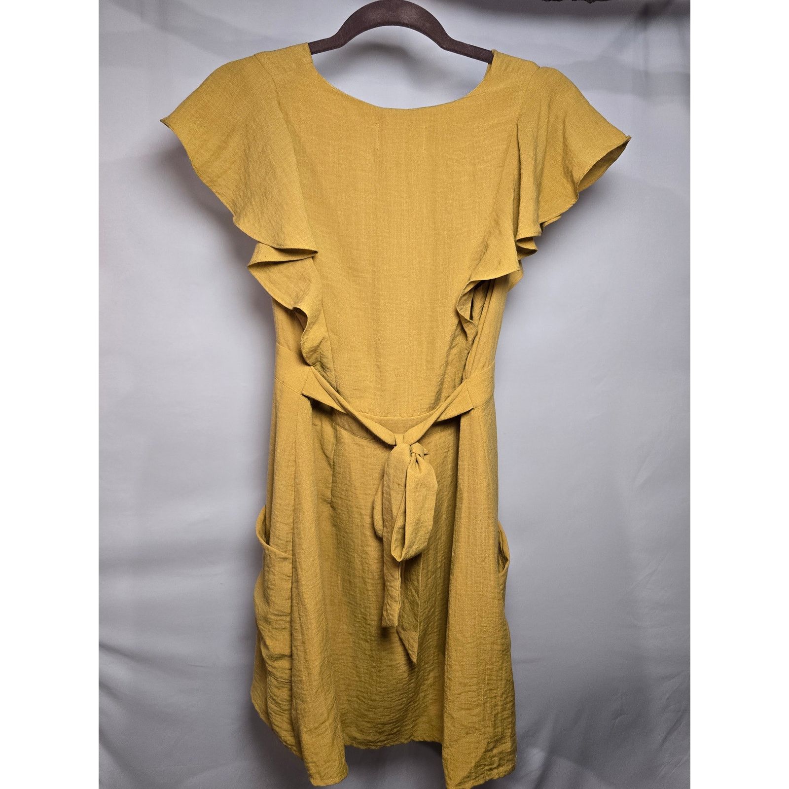 Avenue Avenue Yellow Dress Size Large Size L / US 10 / IT 46 - 4 Thumbnail
