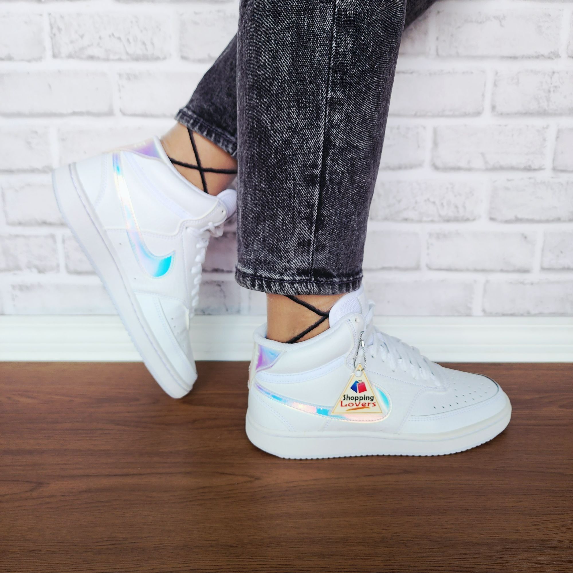 ❤️Nike Court Vision Mid Sz Women's Shoes Sneaker White I