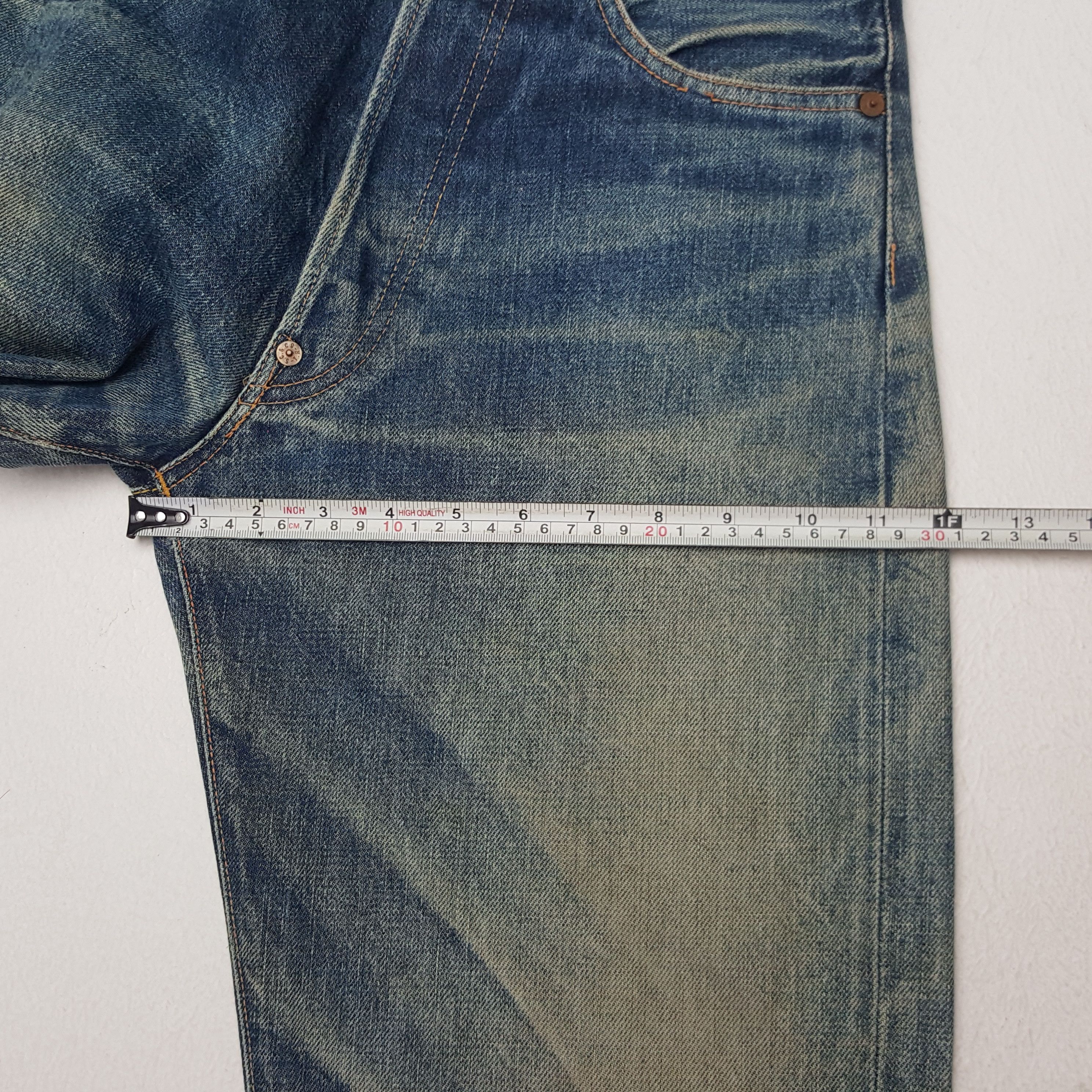 If Six Was Nine × Japanese Brand × Vintage Vintage Evis Japanese Brand Daicock Custom Art Jeans Size US 26 / EU 42 - 11 Thumbnail