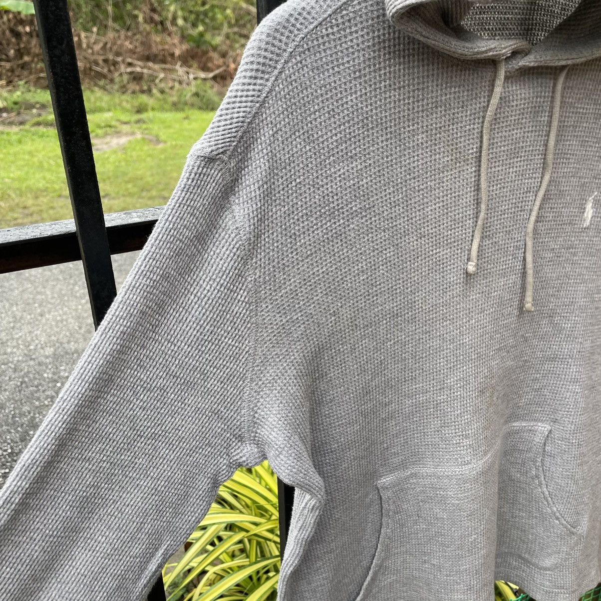 Polo Ralph Lauren 🔥Polo Ralph Lauren Small Pony Logo Waffle Sweater Hoodie Size S / US 4 / IT 40 - 7 Thumbnail