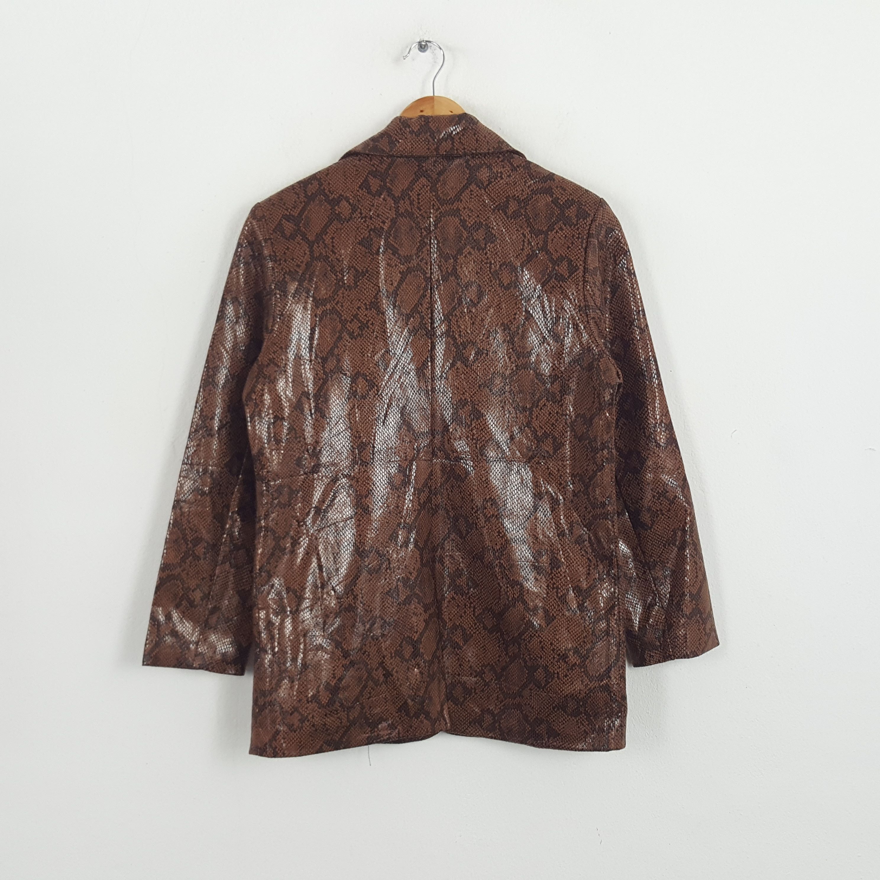 Designer × Leather × Vintage Vintage Limi Japanese Brand Snake Design Blazer Size US S / EU 44-46 / 1 - 3 Thumbnail