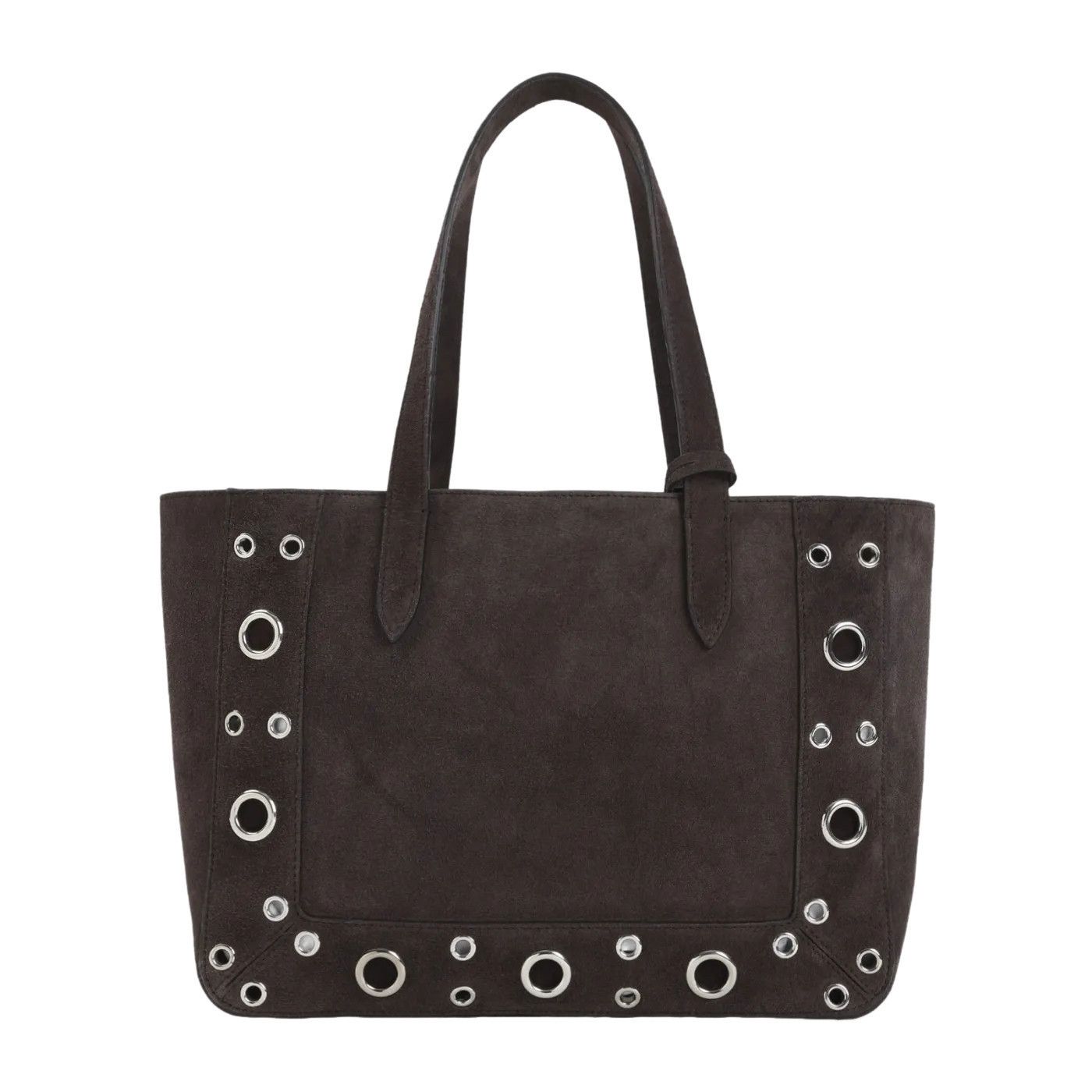 Valentino VALENTINO GARAVANI Nellcote Brown Suede Shopper Tote Bag New Size ONE SIZE - 2 Thumbnail