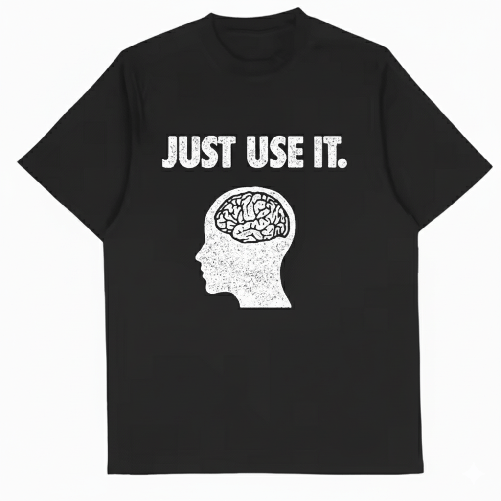 Other Streetwear Retro Just Use It Brain Art Print T-Shirt Punk Size US L / EU 52-54 / 3 - 1 Thumbnail