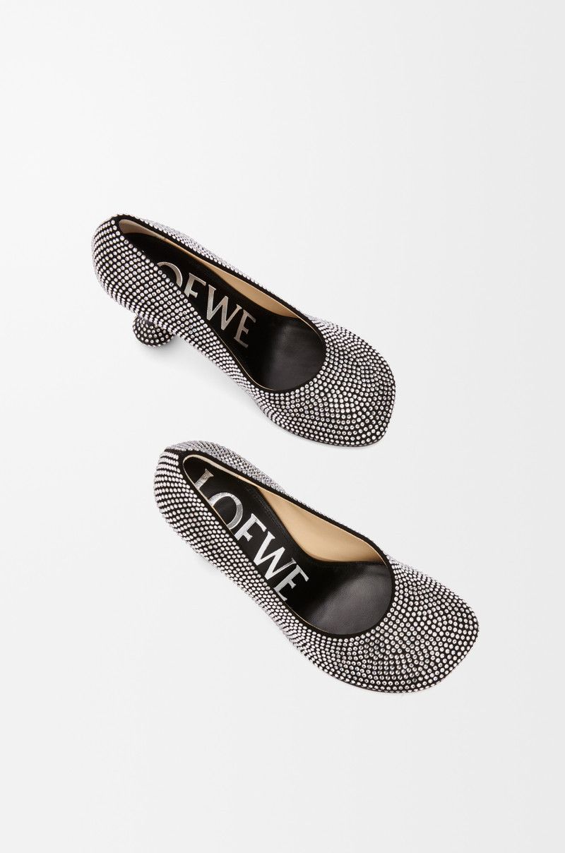 Loewe o1in1g0426 Toy Strass Pumps in Black Size US 9 / IT 39 - 4 Thumbnail