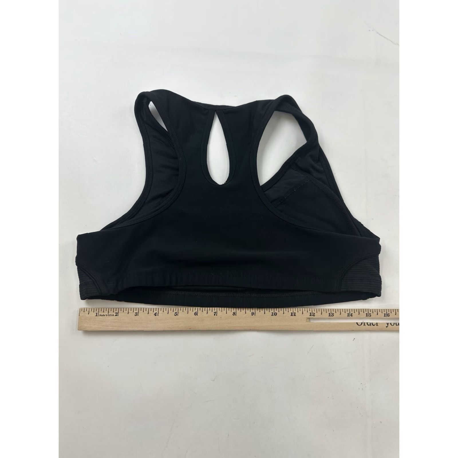 Nike Nike Sports Bra Women L Black Athletic Training Sports Bra Womens L Black Nike Size ONE SIZE - 6 Thumbnail