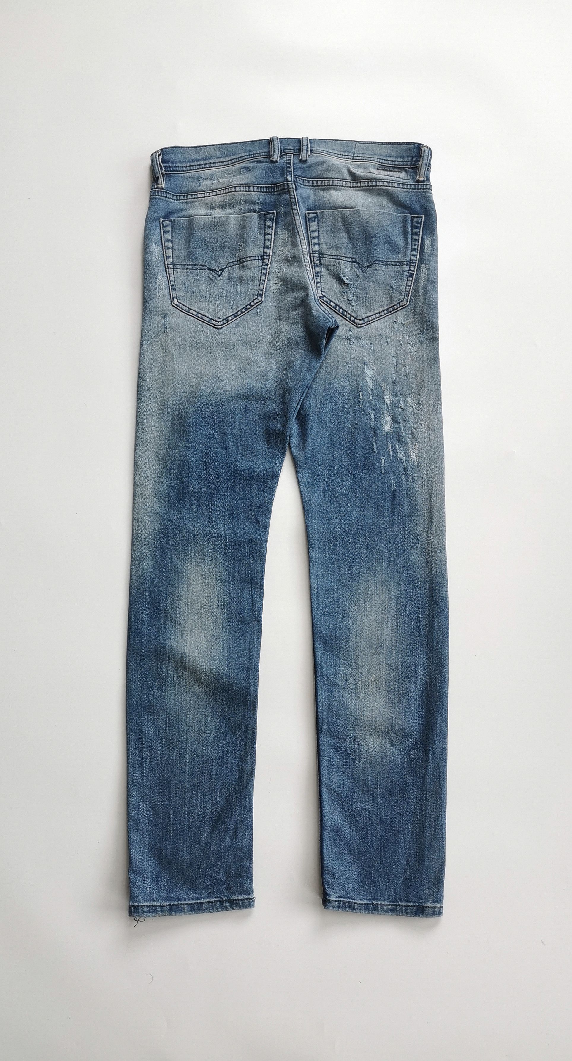 Diesel Diesel Ripped Slim Carrot Jeans Size US 30 / EU 46 - 2 Thumbnail
