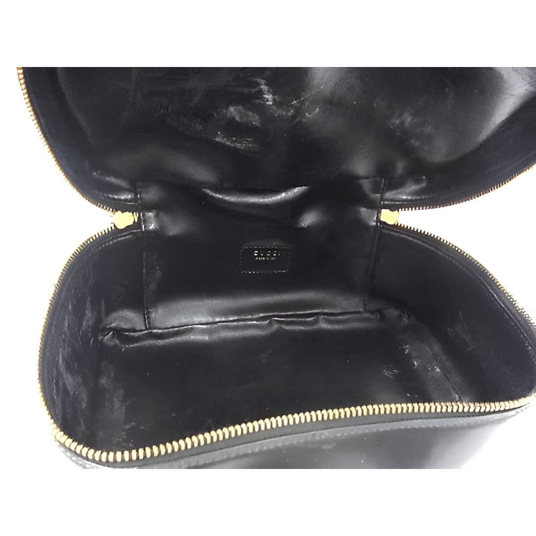 Gucci GUCCI Bamboo Vanity Pouch Patent Leather Black 032 1956 0150 Size ONE SIZE - 4 Thumbnail