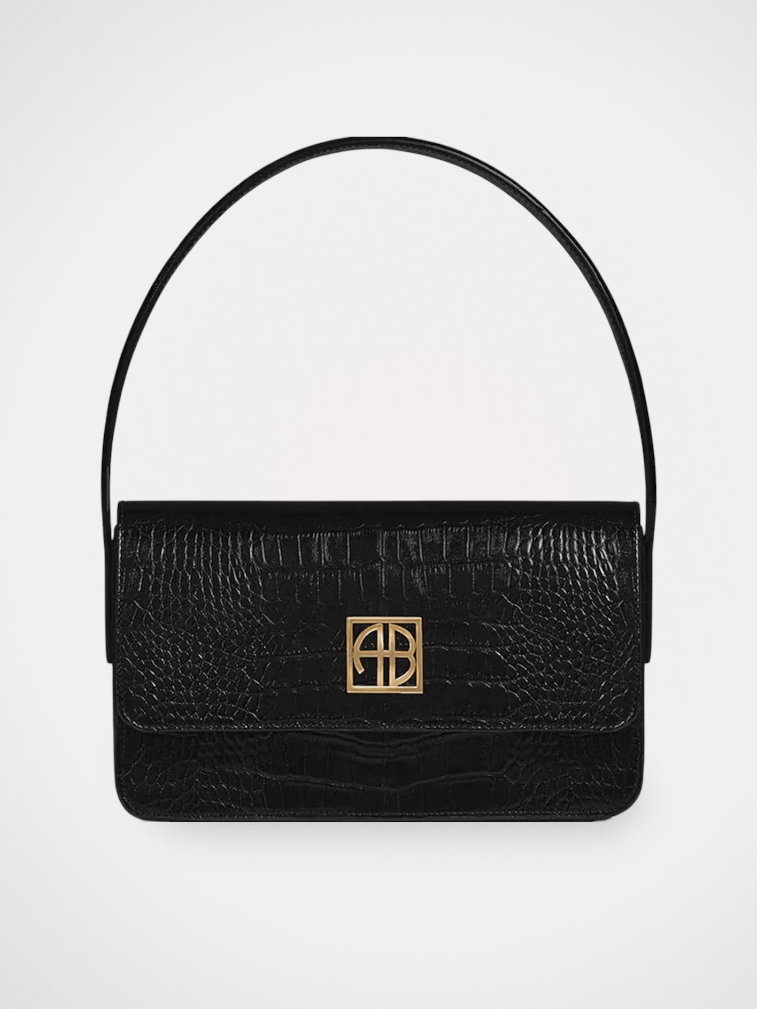 Anine Bing Elly Shoulder Bag Bucket Bag in Black, Women's