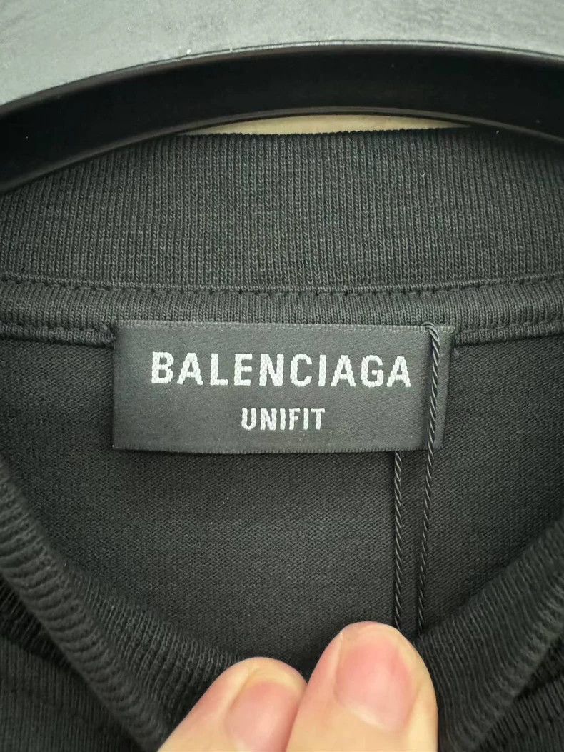 Balenciaga Balenciaga Back logo short sleeve Size US L / EU 52-54 / 3 - 3 Thumbnail