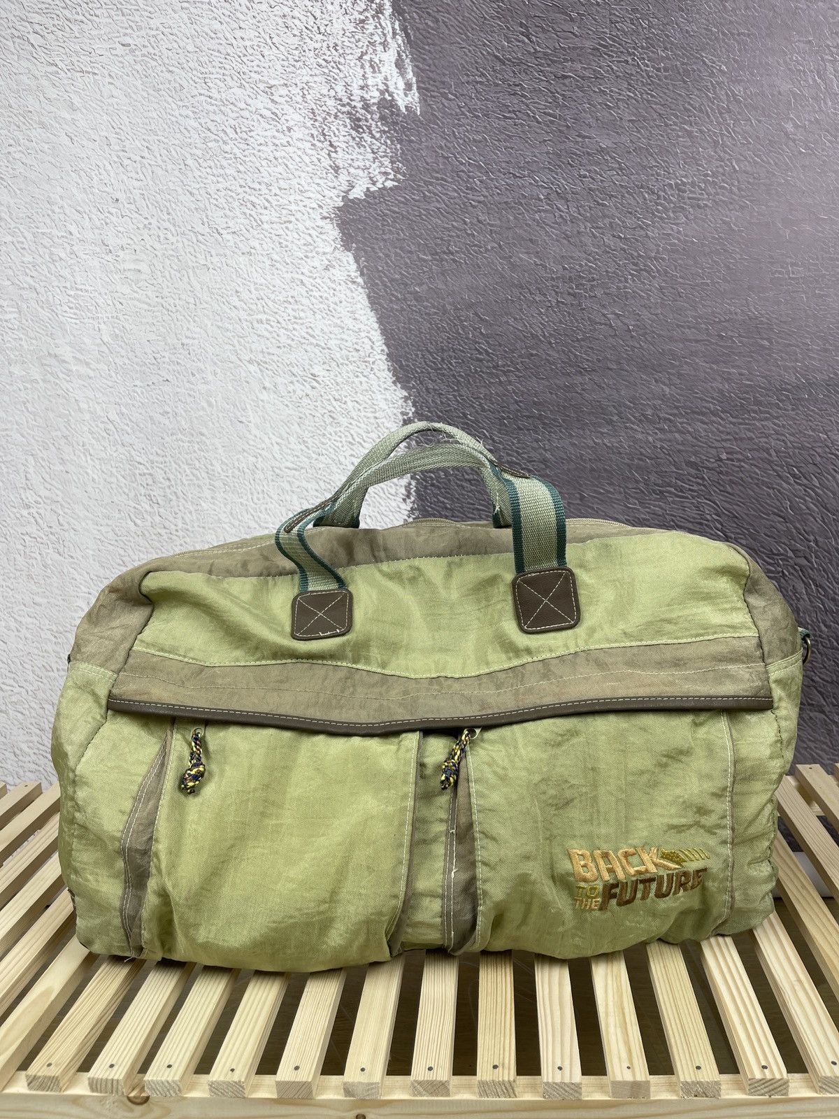 Vintage Back to the Future vintage 80s 90s luggage bag green olive Size ONE SIZE - 1 Thumbnail