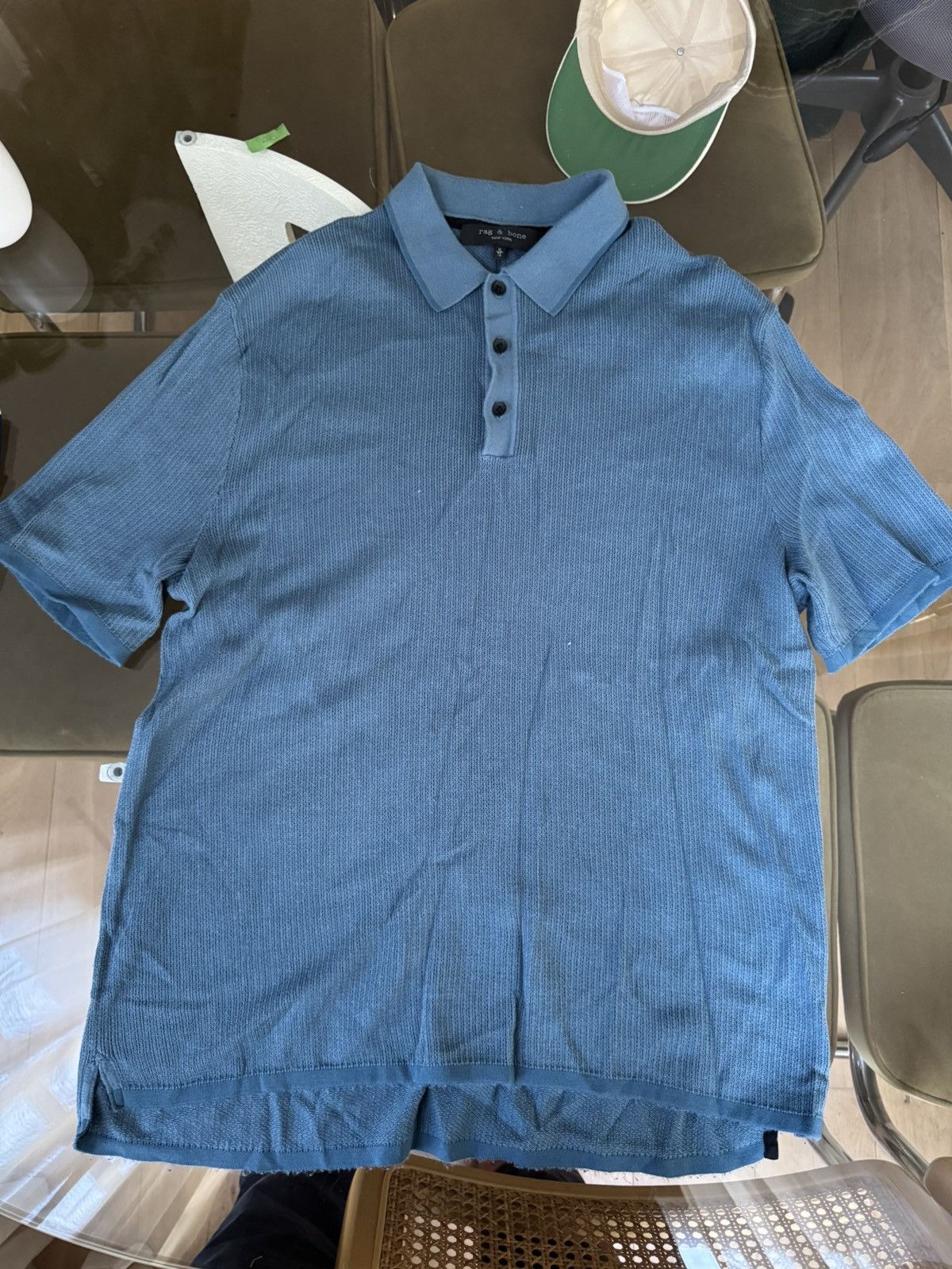 Rag & Bone Rag and Bone Knit Polo Size US XL / EU 56 / 4 - 1 Thumbnail