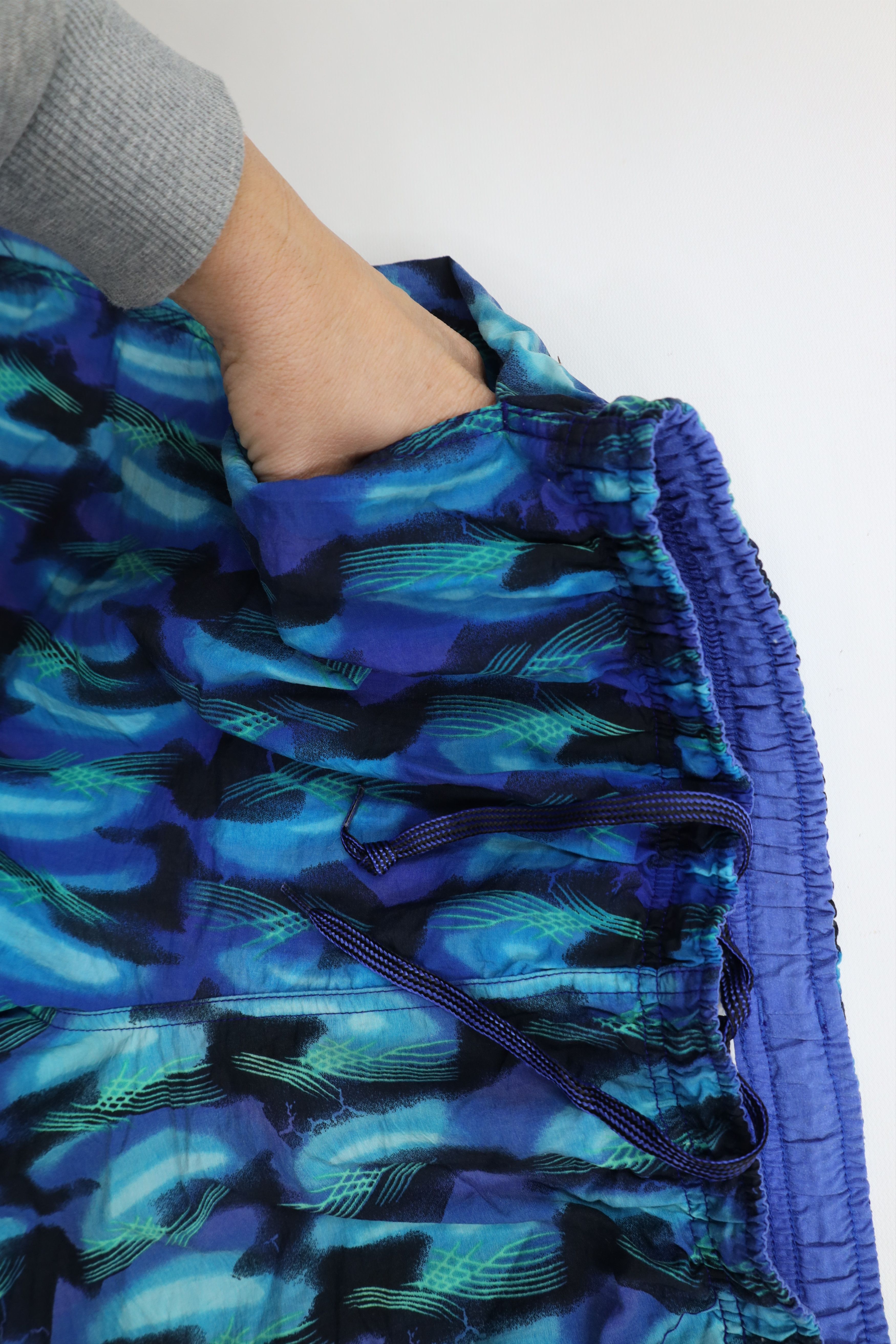 Speedo × Vintage Vintage 90s Speedo Spell Abstract Lined Shorts Swim Trunks Size US 32 / EU 48 - 6 Thumbnail