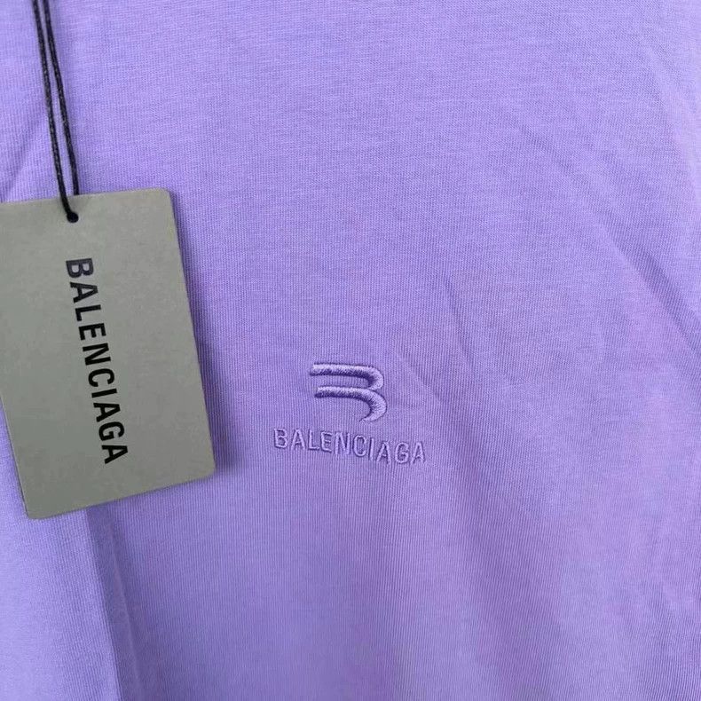 Balenciaga Balenciaga New purple double hook small logo short sleeve Size US XS / EU 42 / 0 - 3 Thumbnail