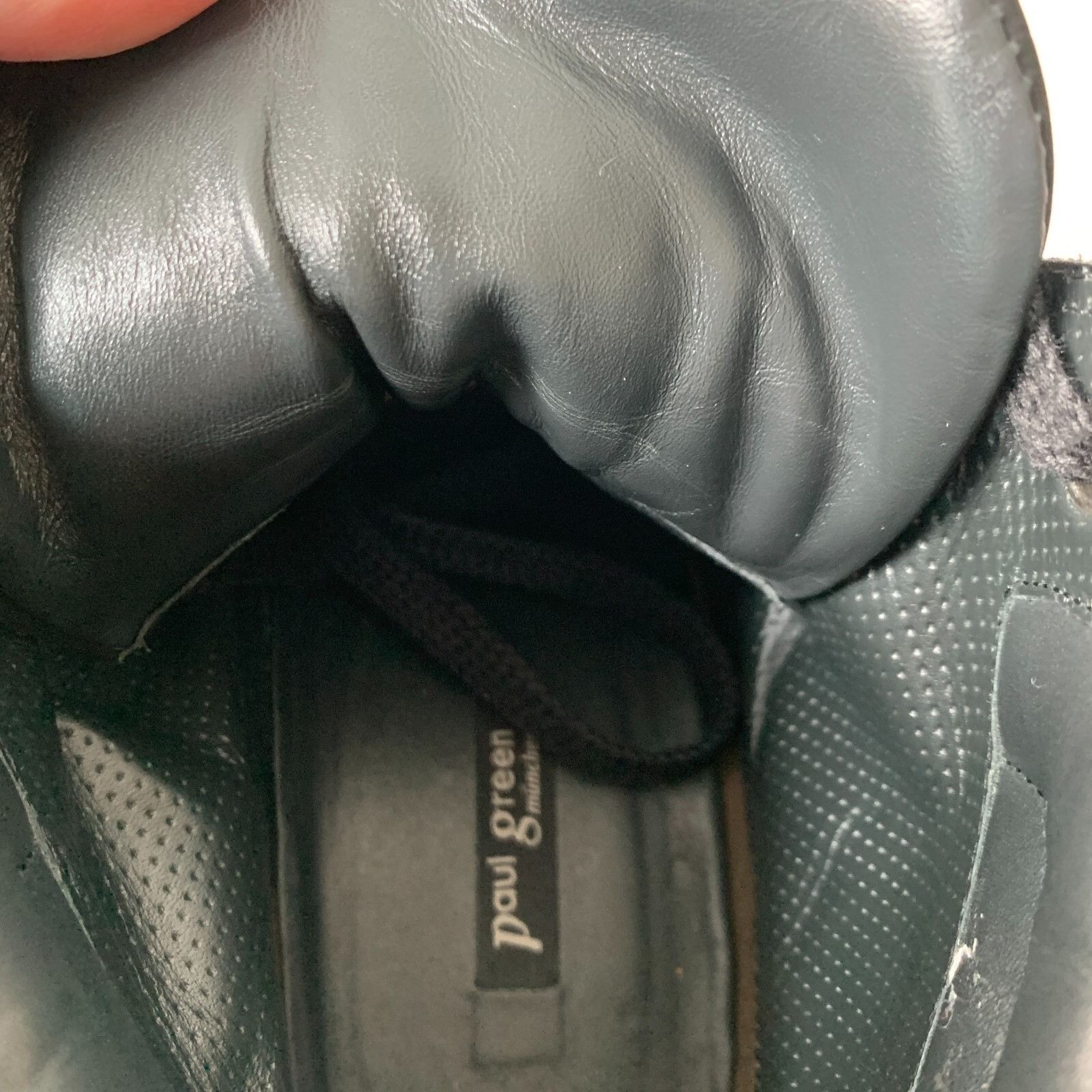 Other Paul Green Leather Sneakers Boots Women's Size 7 Black Lace Size US 7 / IT 37 - 6 Thumbnail