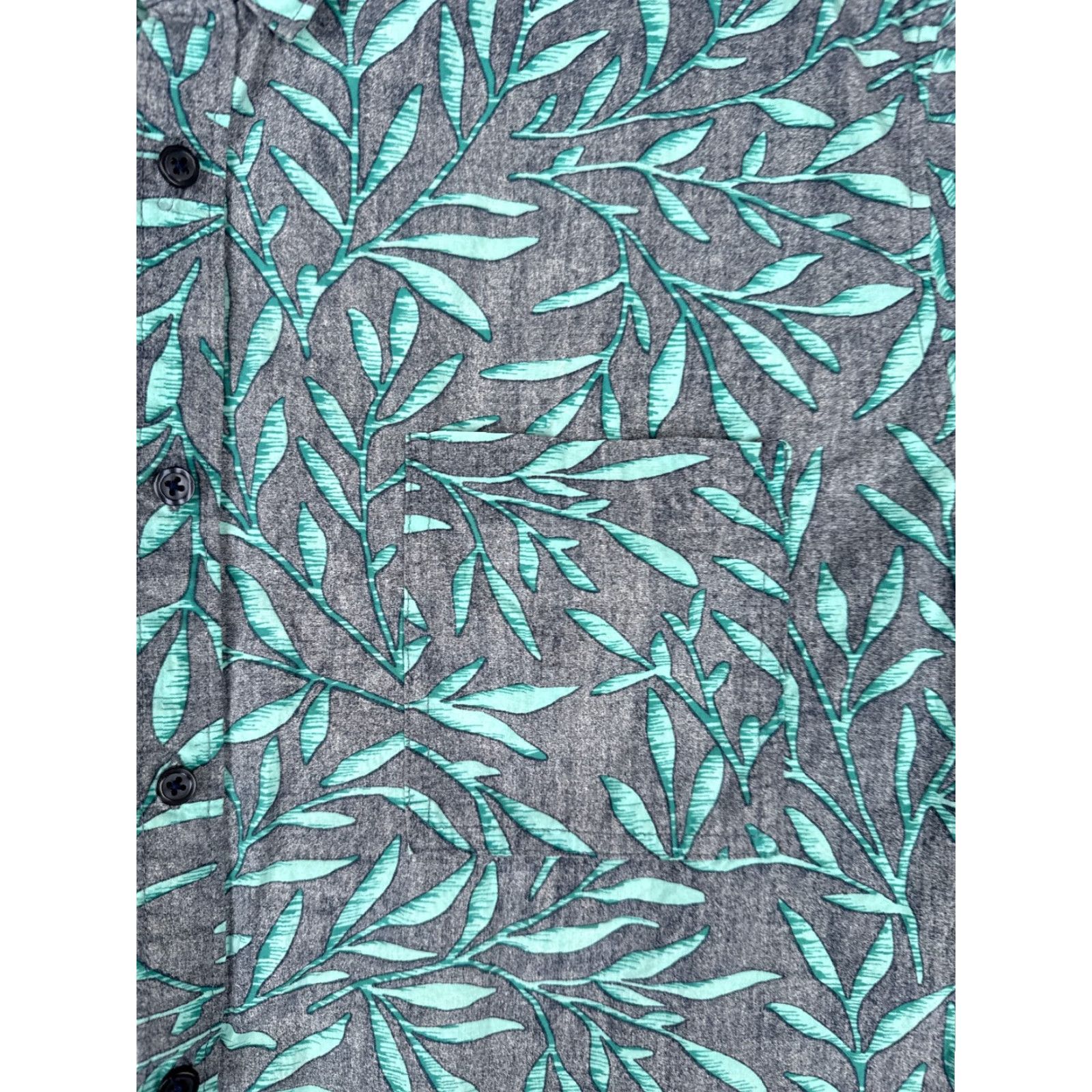 Mossimo VINTAGE Mossimo Shirt Men XL Blue Floral Hawaiian Cotton Slim Fit Inside Out Size US XL / EU 56 / 4 - 6 Thumbnail