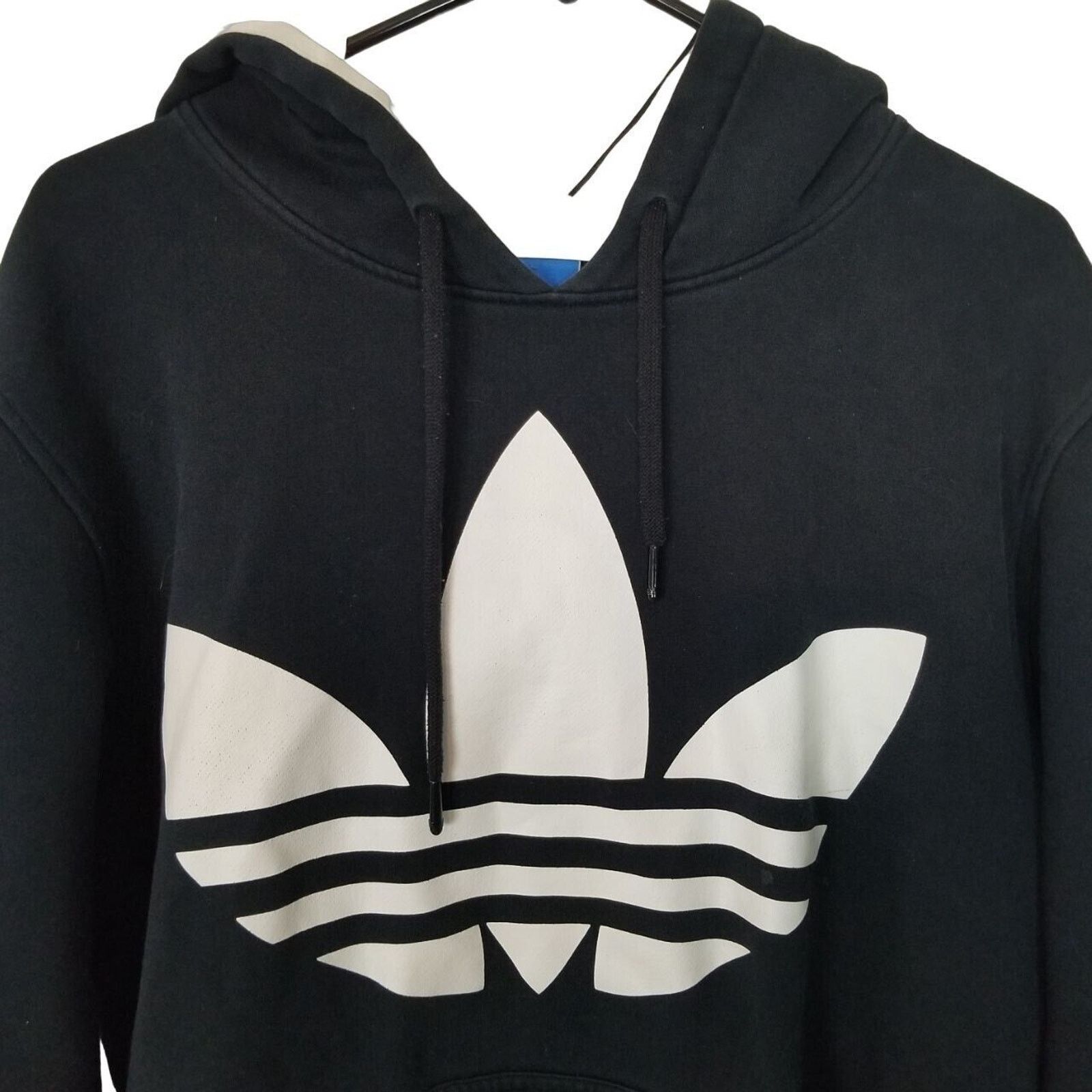Adidas Adidas Originals Mens Hoodie Sweatshirt Size L Big Logo Size US L / EU 52-54 / 3 - 2 Thumbnail