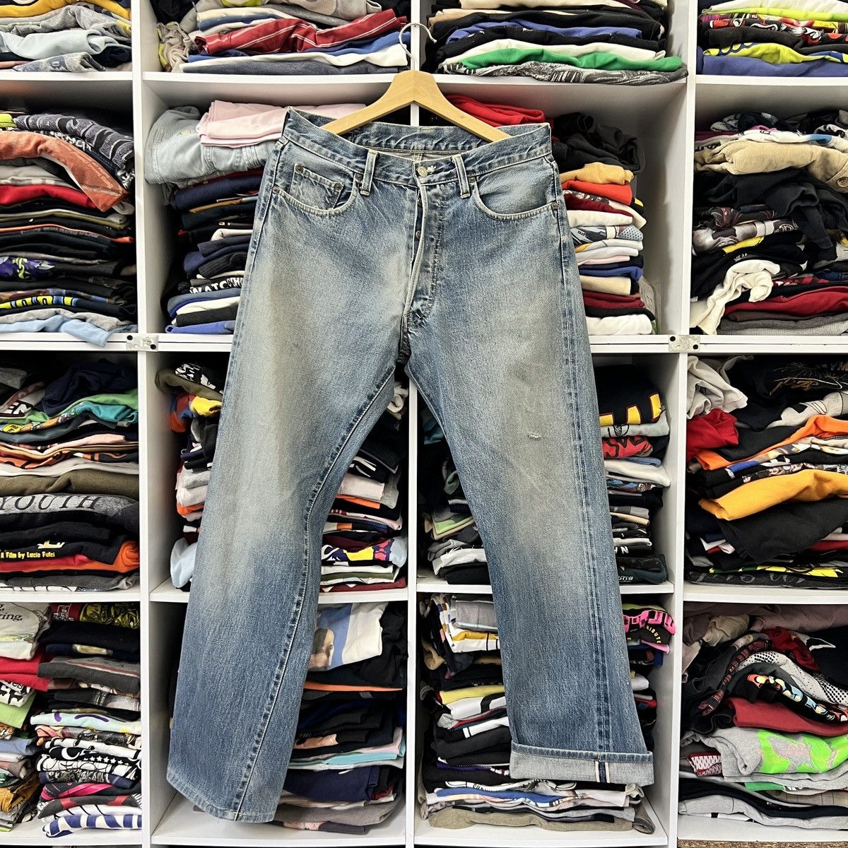 Denime VTG DENIME SELVEDGE JEAN Size US 31 - 2 Thumbnail