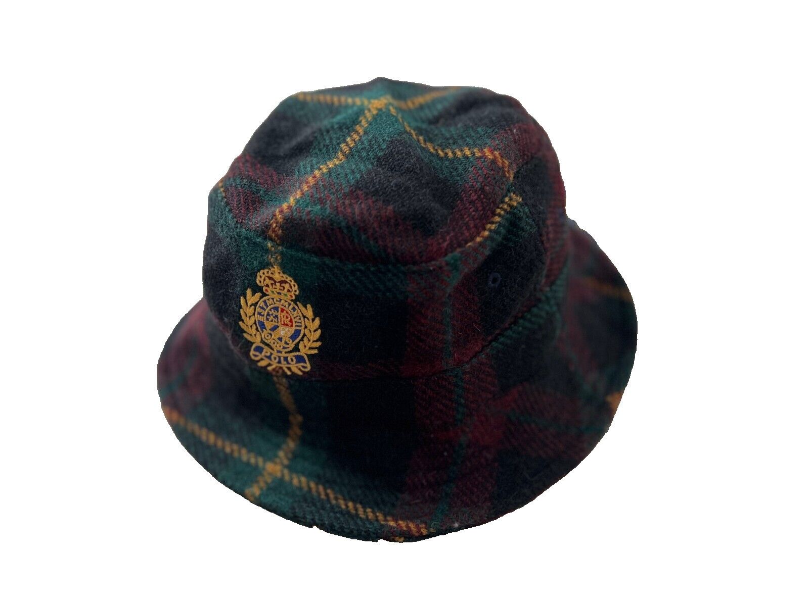 Polo Ralph Lauren Polo Ralph Lauren Crest Wool Alpaca Plaid Bucket Hat ( S/M ) Size ONE SIZE - 1 Thumbnail