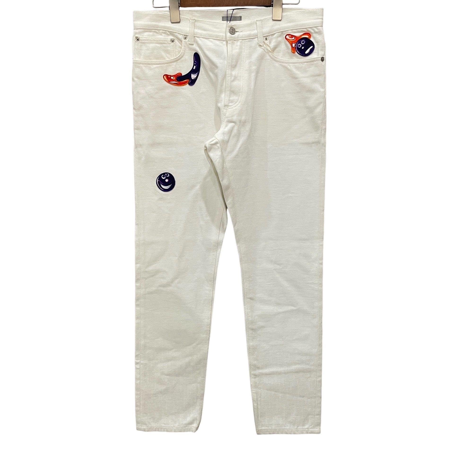 Dior Dior x Kenny Scharf Cartoon Patch Jeans 31 Size US 31 - 1 Thumbnail
