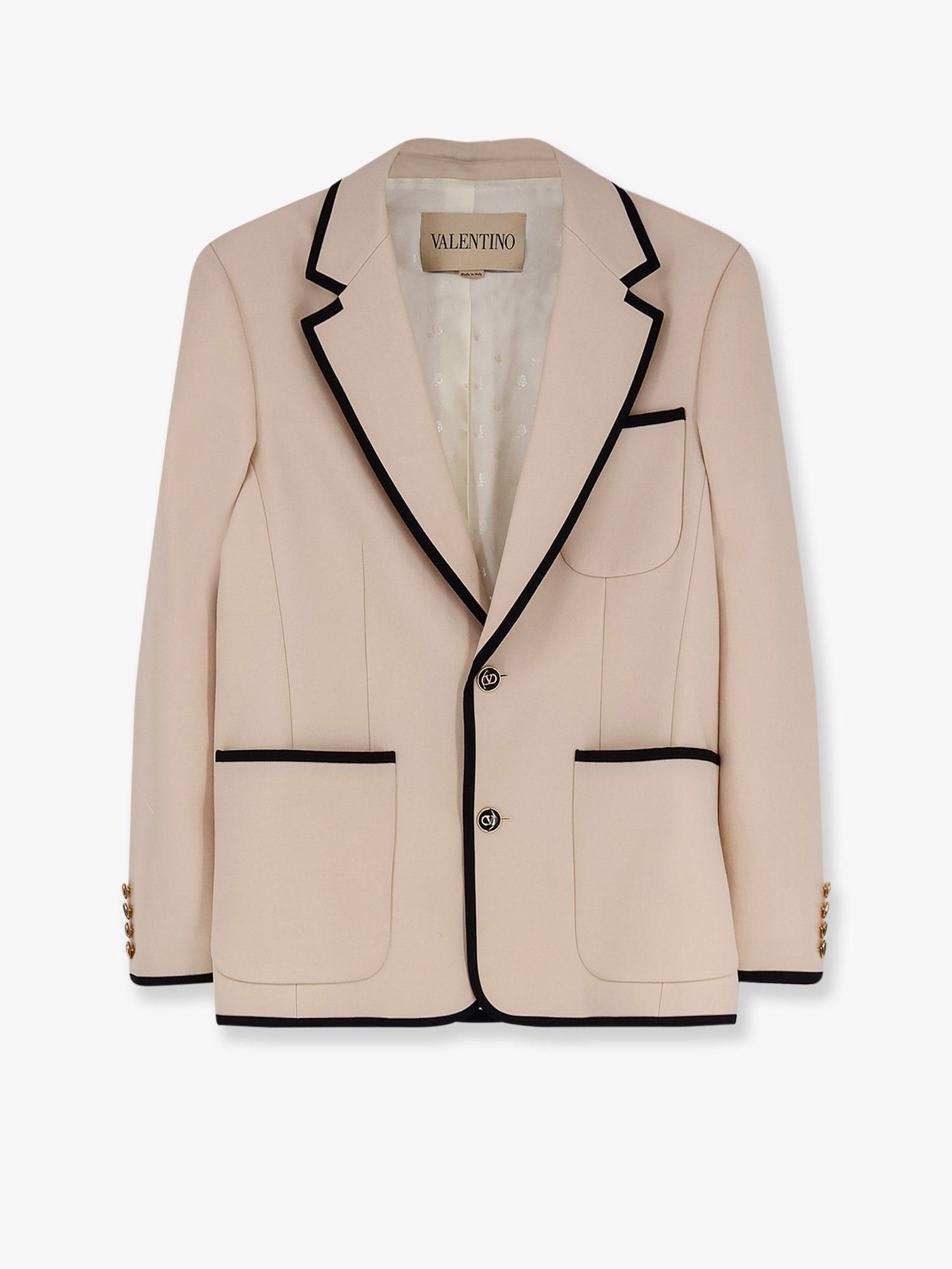 Valentino Single-Breasted Virgin Wool Blazer Size US M / EU 48-50 / 2 - 1 Thumbnail