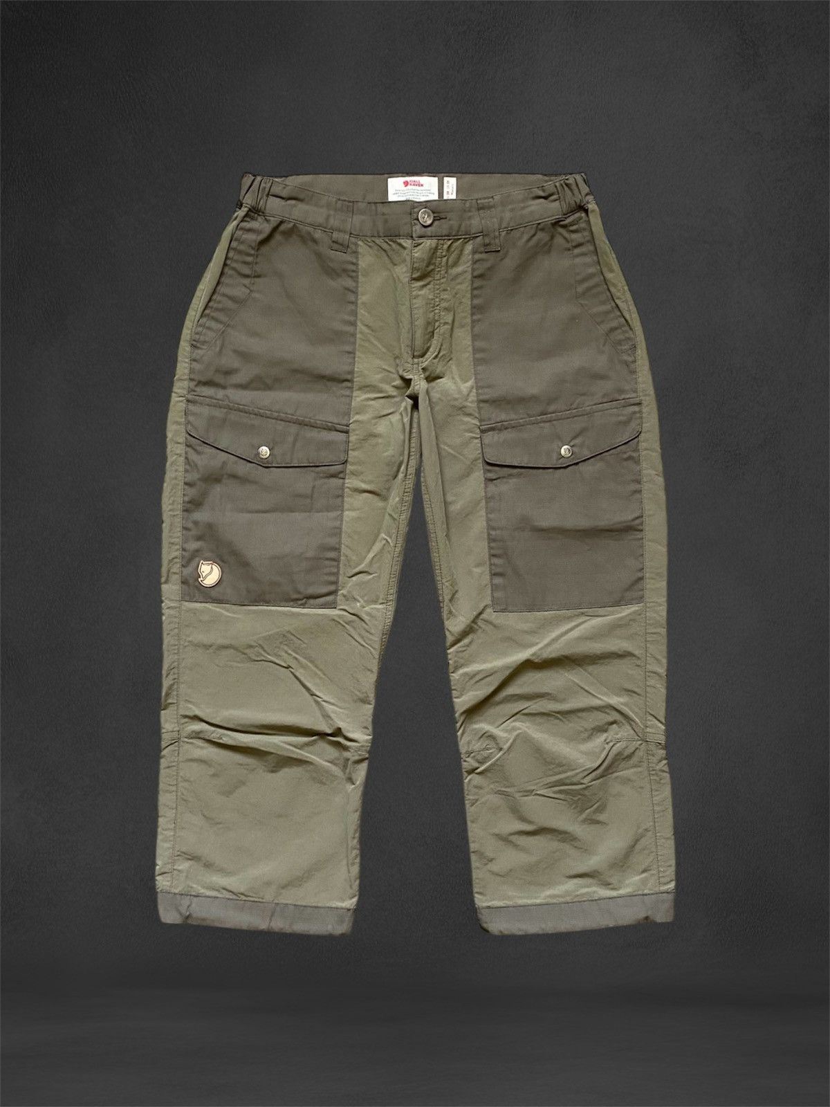 Fjallraven Women’s Fjallraven Abisko Hybrid Knickers Shortened Trousers Size 29" - 22 Thumbnail