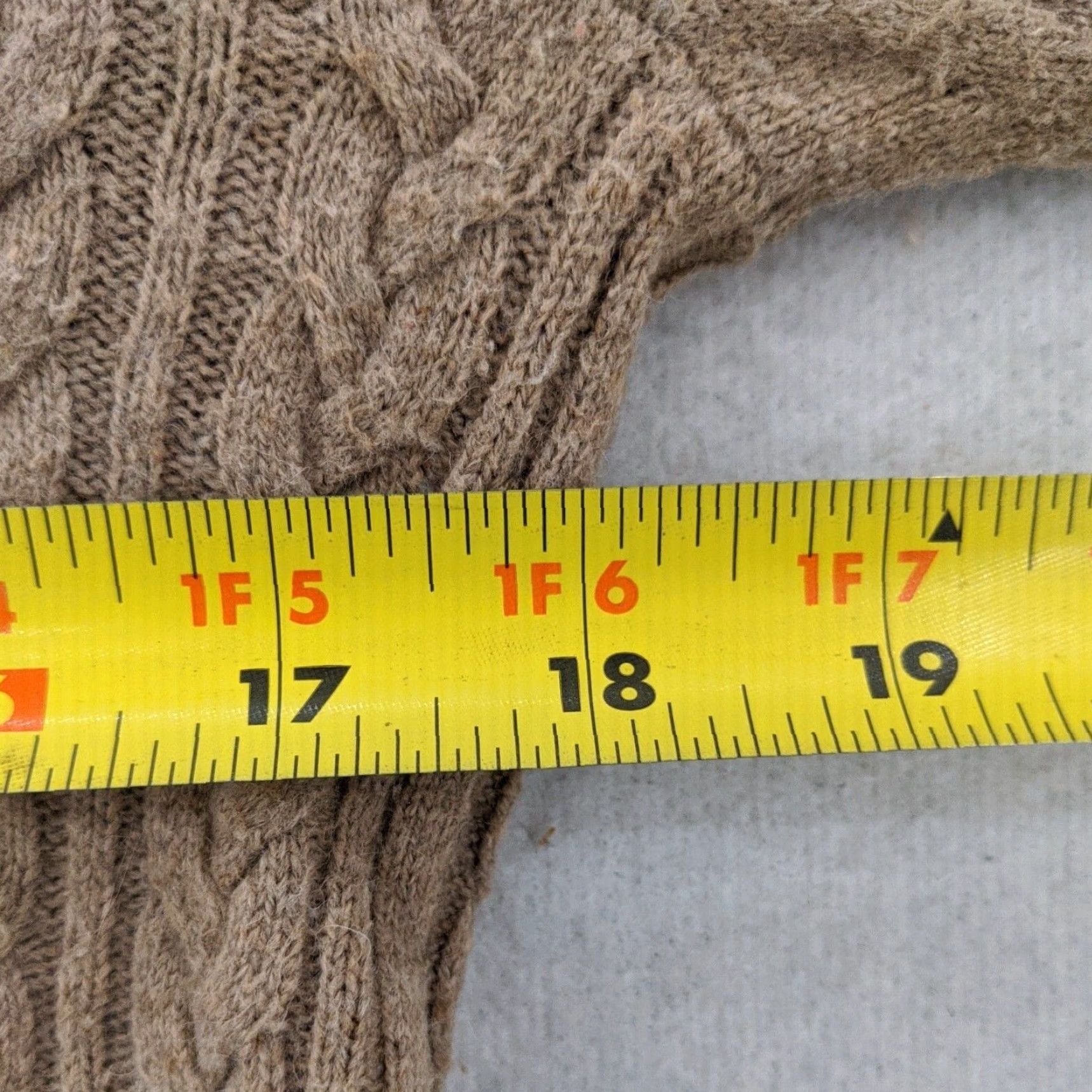 Eddie Bauer VINTAGE Eddie Bauer Sweater Cardigan Womens Small Brown Cable Knit Button Up 5% Cashmere Size M / US 6-8 / IT 42-44 - 4 Thumbnail