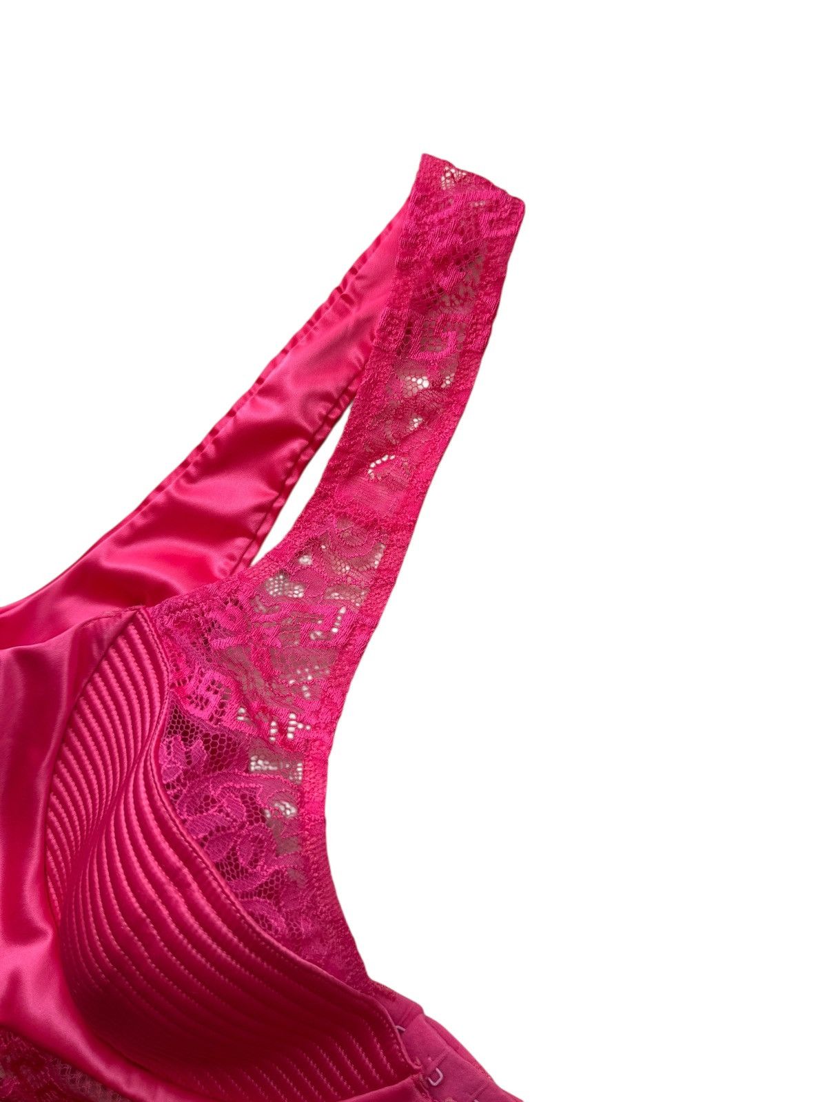 Versace Versace Pink Satin & Lace Bra Made in Italy Size M / US 6-8 / IT 42-44 - 5 Thumbnail