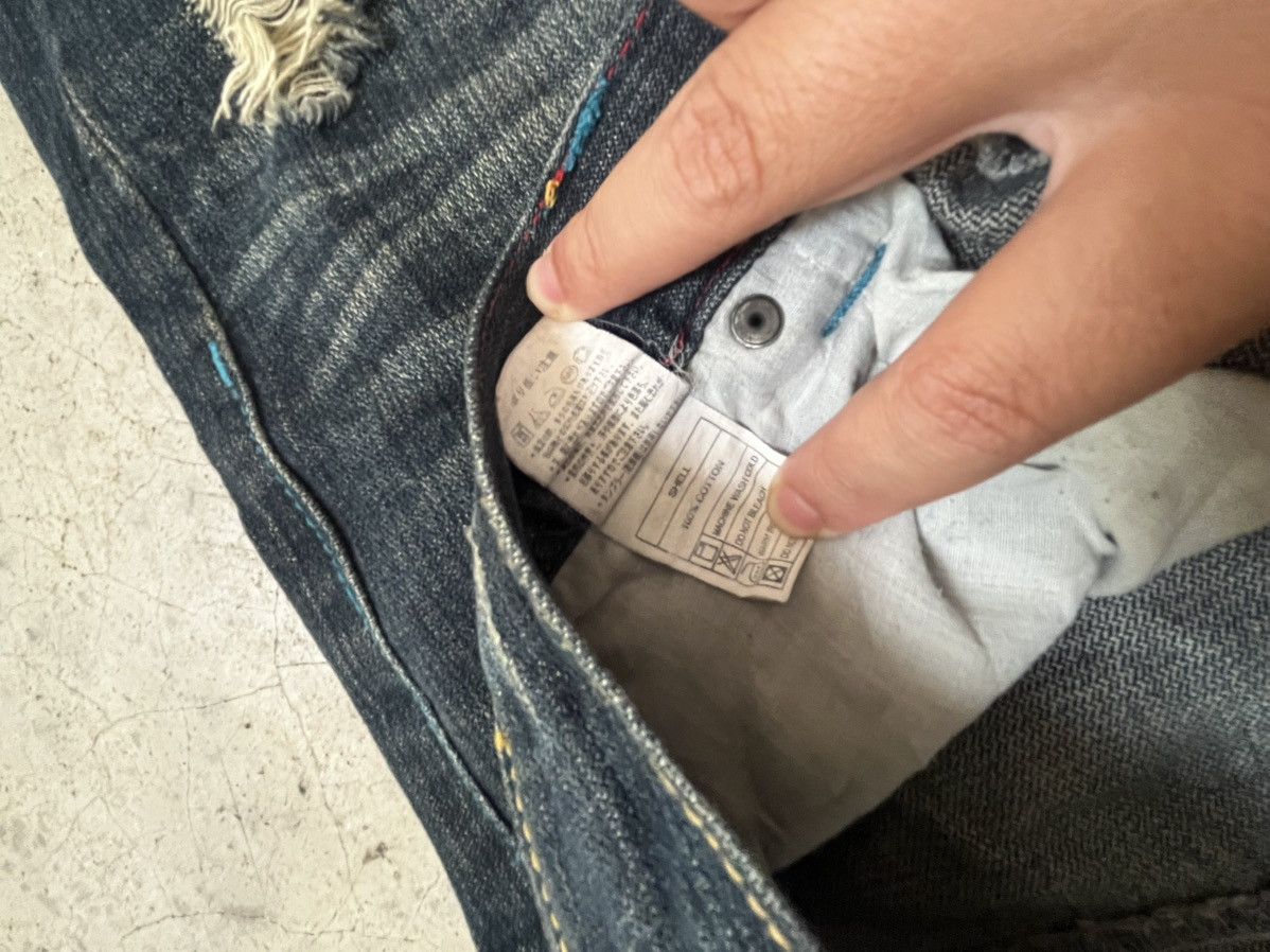 If Six Was Nine distressed denim jungle storm japan Size US 31 - 8 Thumbnail