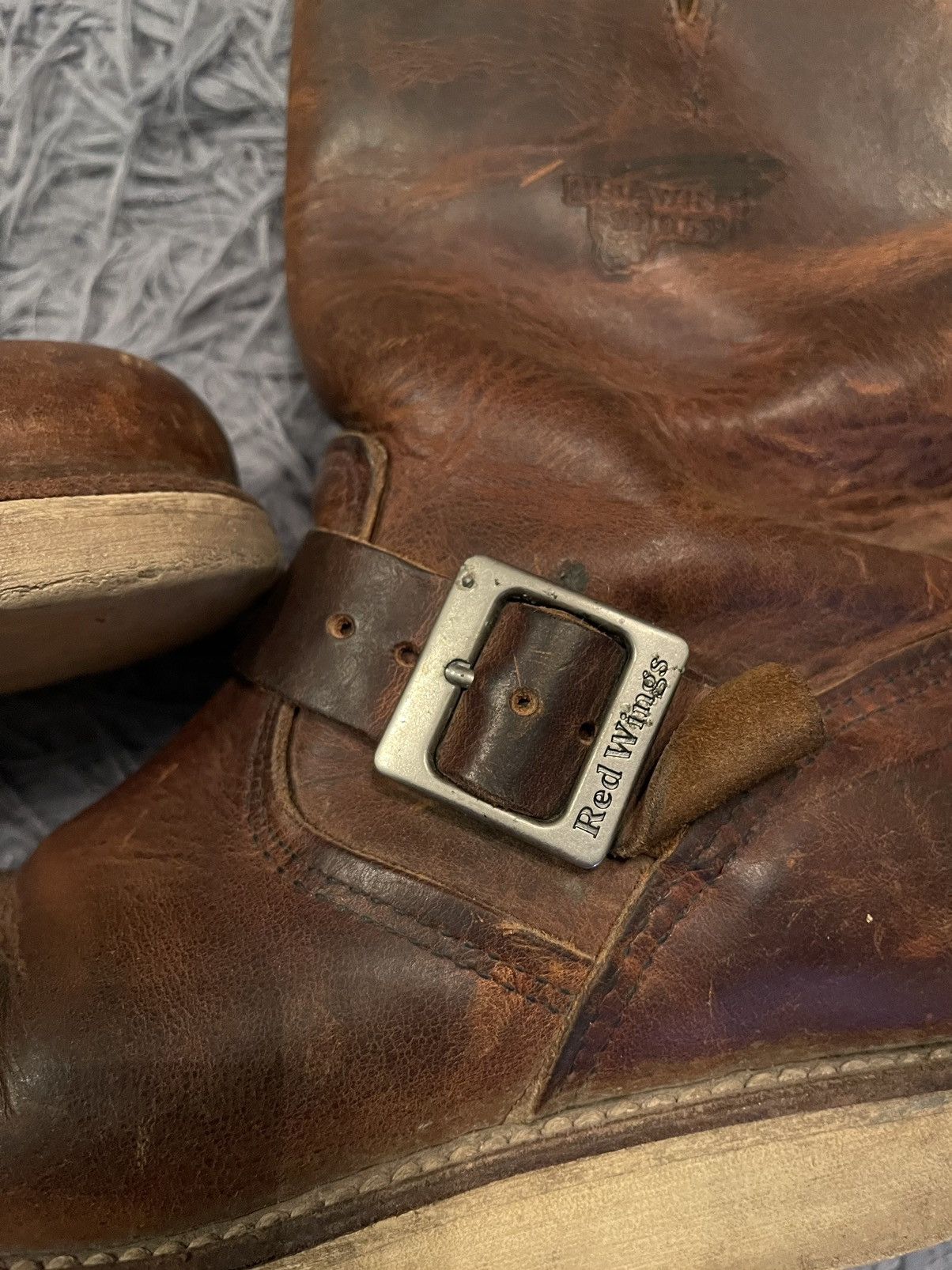 Red Wing 00s vintage real leather engineer boots 2971
