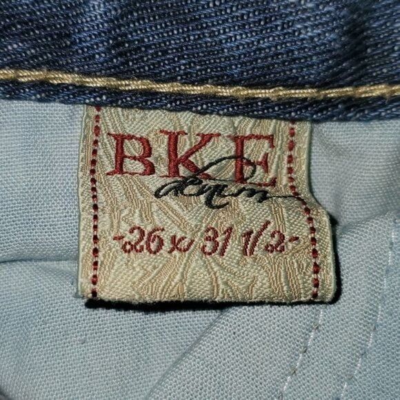 BKE BKE Denim Distressed Blue Sz 26x31.5 Jeans with Pockets Size US 26 / EU 42 - 4 Thumbnail