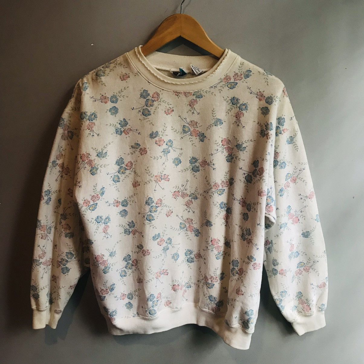 Japanese Brand × Vintage Japanese Floral AOP Sweatshirt Size US L / EU 52-54 / 3 - 2 Thumbnail