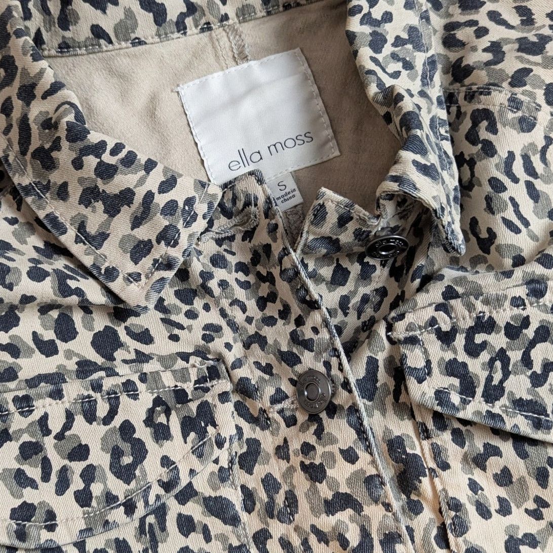 Other Vintage Animal Print ELLA MOSS Y2K 90's Jacket Pant Set S Size 28" / US 6 / IT 42 - 2 Thumbnail