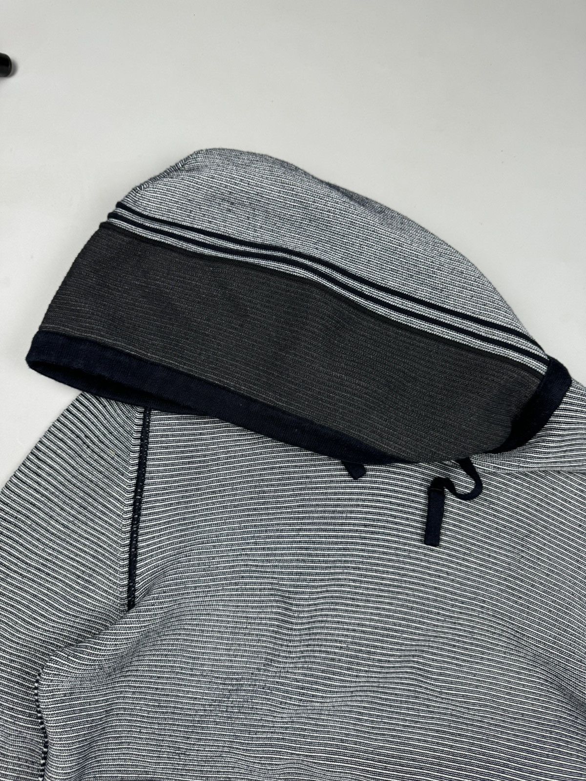 Stone Island Stone Island SS10 Stripped hooded knit sweater size L Size US L / EU 52-54 / 3 - 4 Thumbnail