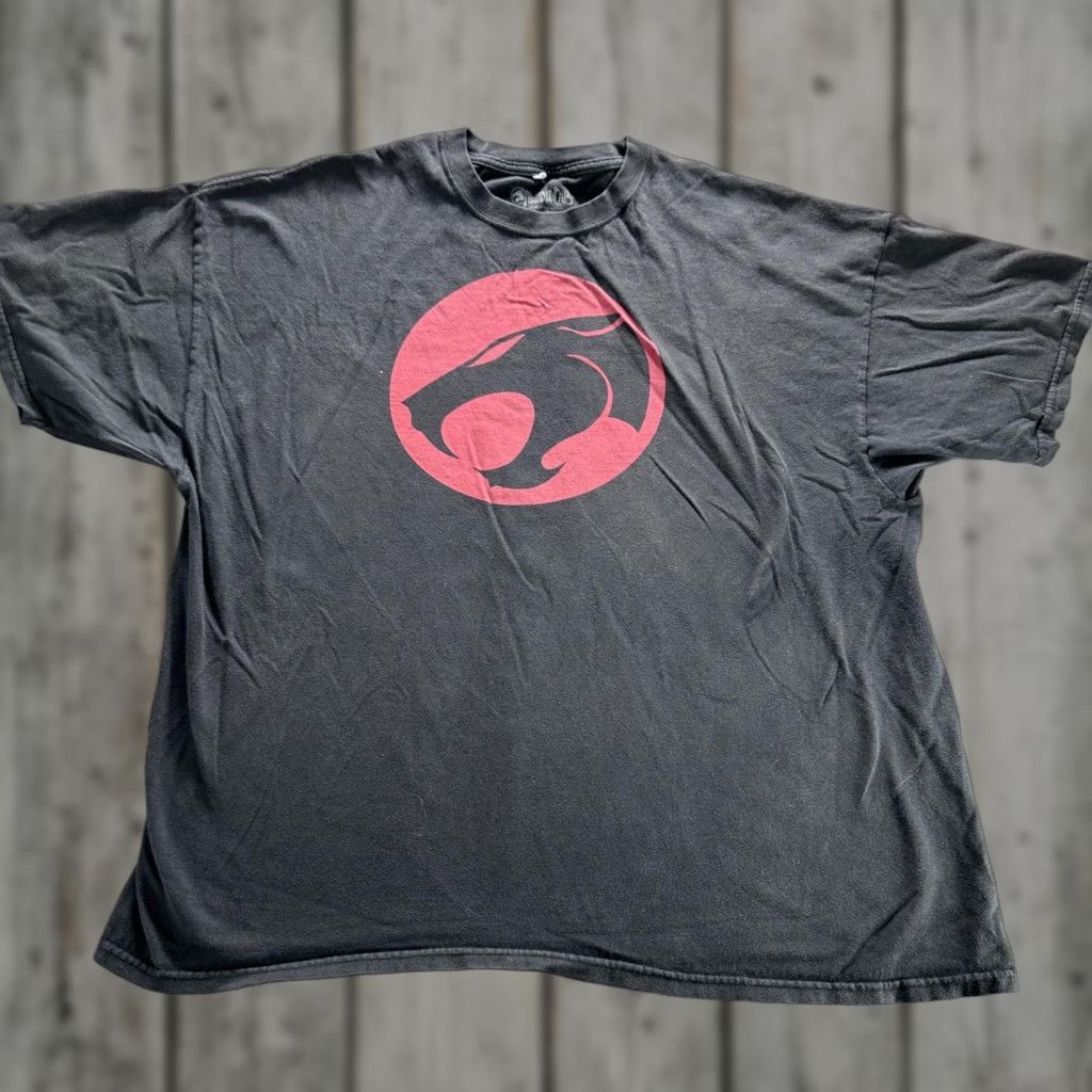 Etro Thundercats Shirt Mens 2XL Black Red Logo Graphic Cartoon TV Show Tee Retro Size US XXL / EU 58 / 5 - 1 Thumbnail