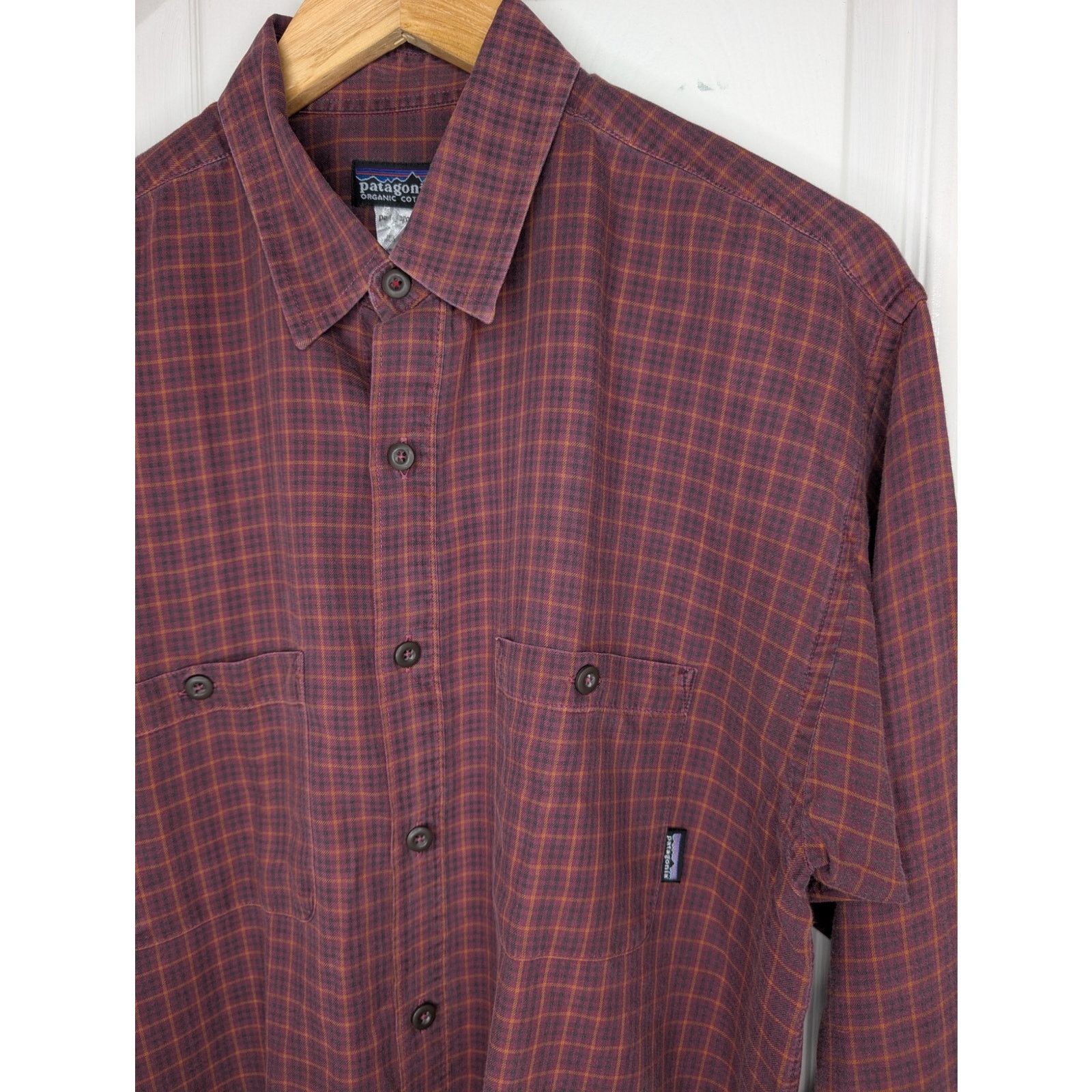 Patagonia Patagonia Men's Organic Cotton Long Sleeve Plaid Button Down Size US M / EU 48-50 / 2 - 2 Thumbnail
