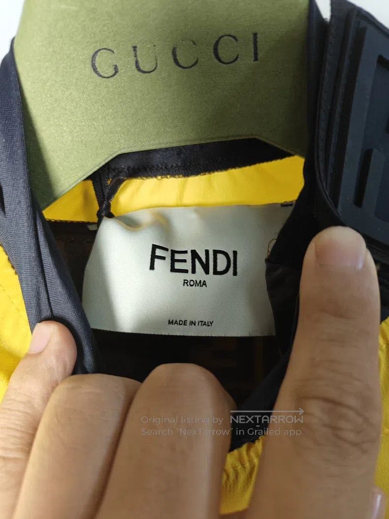 Fendi Fendi Lined Full Print Windbreaker Jacket Size S / US 4 / IT 40 - 4 Thumbnail
