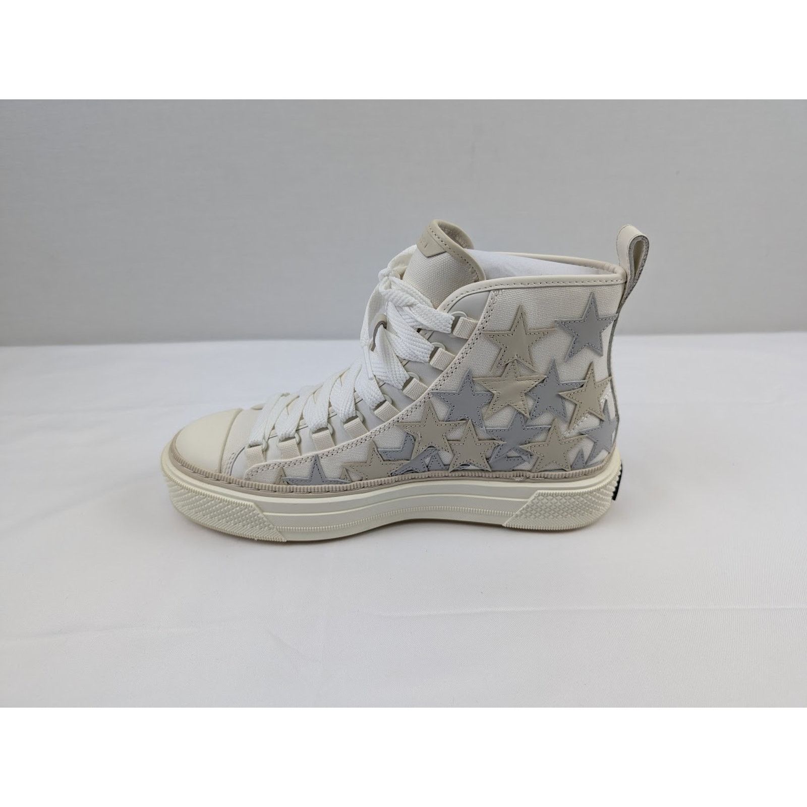 Amiri o1rshd1 Stars Court High-Top Sneakers in Grey / White 46 Size US 13 / EU 46 - 8 Thumbnail