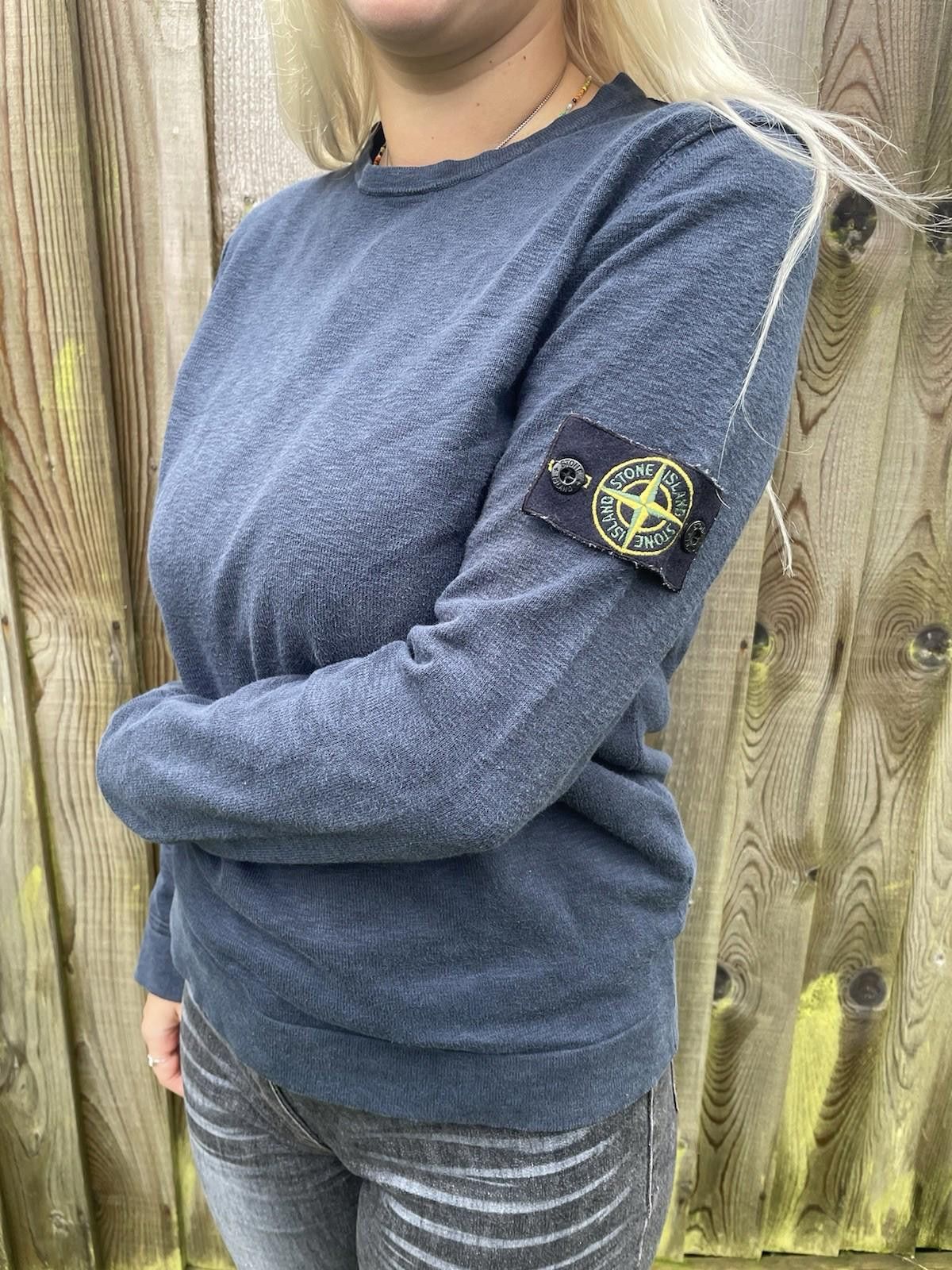 Stone Island Stone Island Basic Sweatshirt Small Navy Blue Size US S / EU 44-46 / 1 - 1 Thumbnail