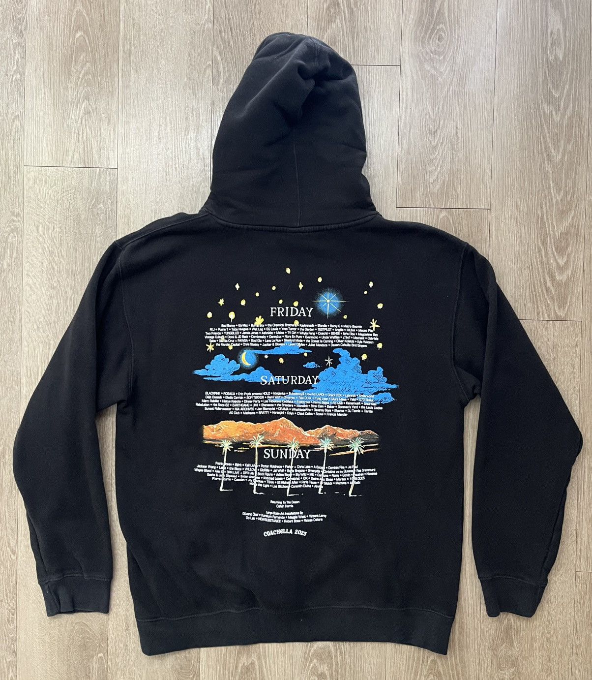 Coachella Coachella 2023 Lineup Hoodie Sz. L Size US L / EU 52-54 / 3 - 1 Thumbnail