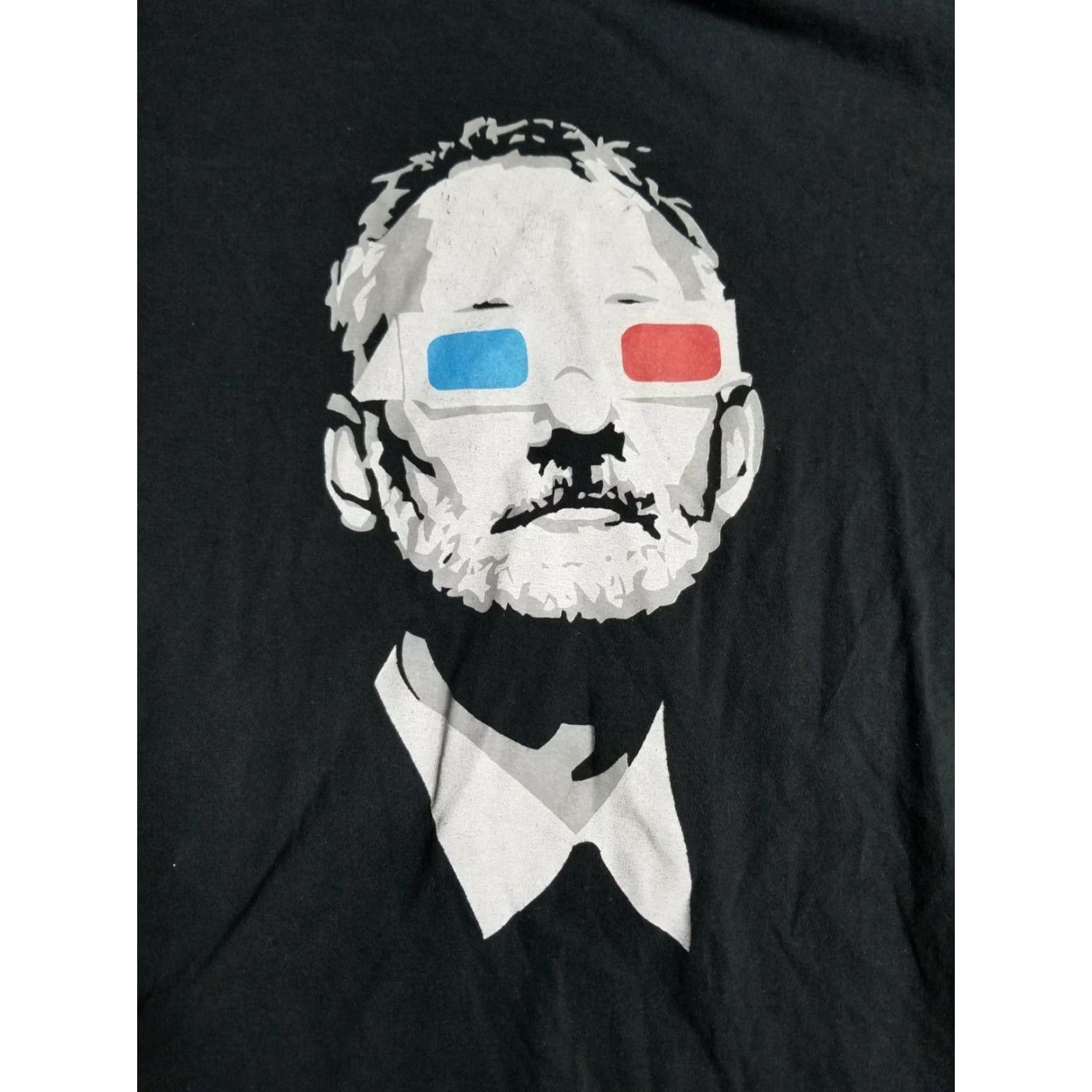 Gildan Gildan Bill Murray 3D Graphic T-Shirt Adult Men's L Black Short Sleeve Crew Neck Size US L / EU 52-54 / 3 - 3 Thumbnail