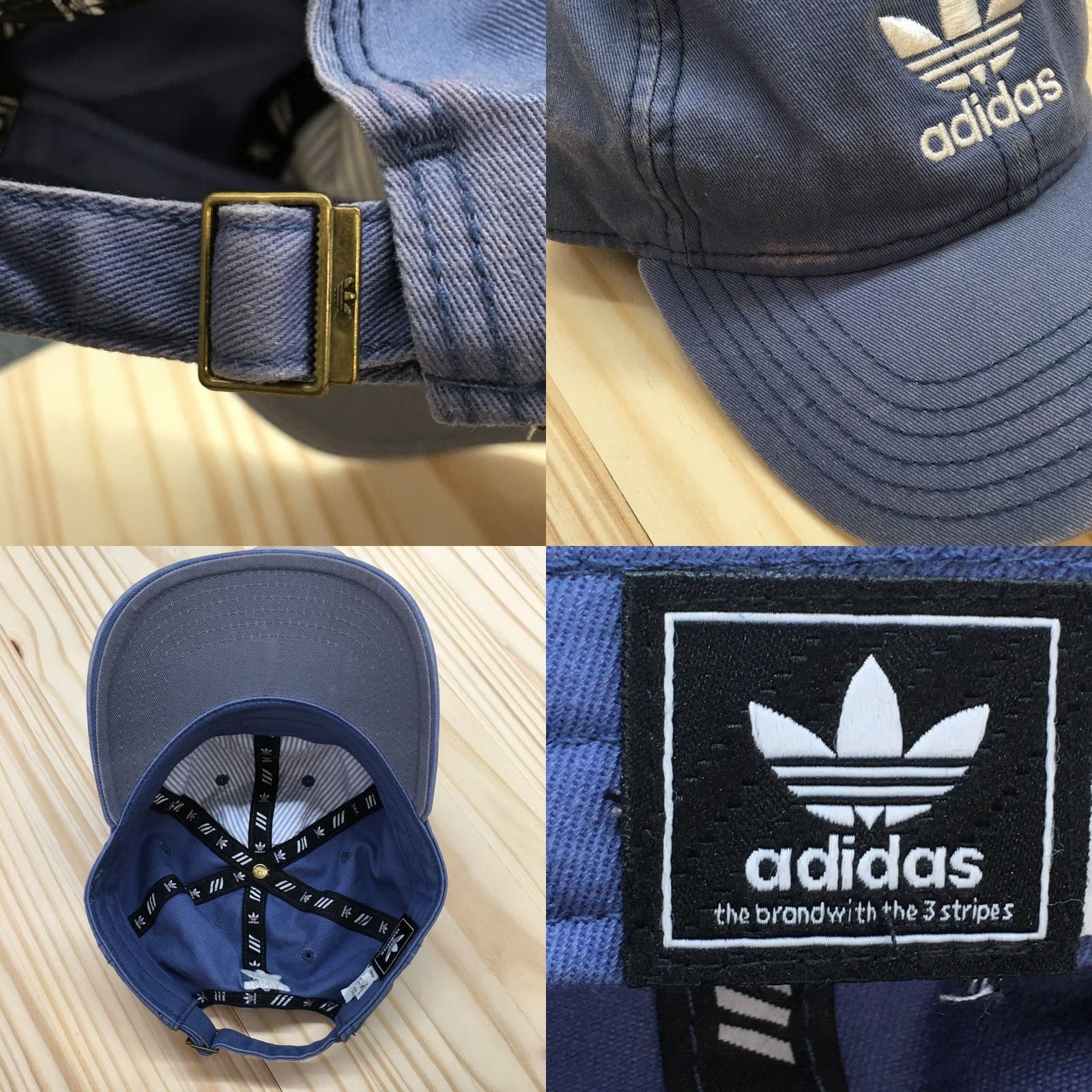 Adidas Adidas Baseball Hat Womens Blue OS Adjustable Curved Brim Embroidered Logo Size ONE SIZE - 8 Thumbnail