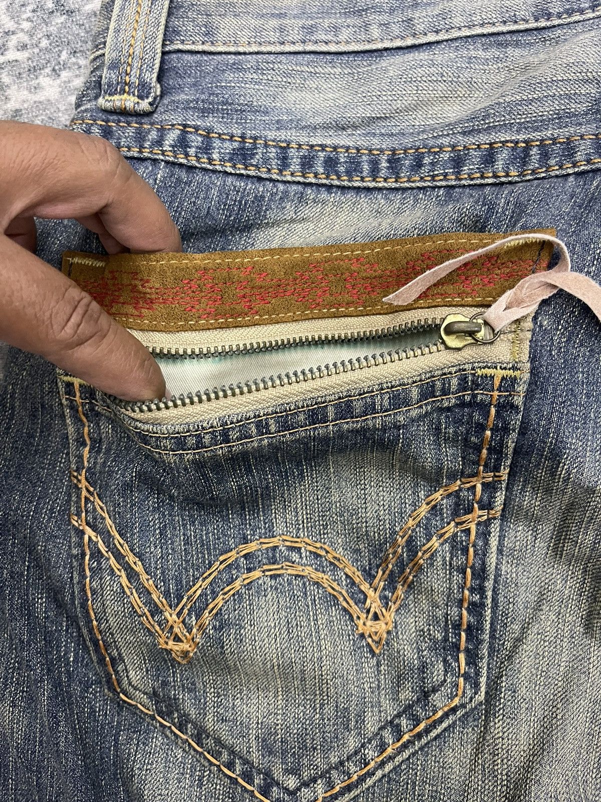 Edwin Edwin XV Baggy faded blue denim s6 Size US 32 / EU 48 - 13 Thumbnail