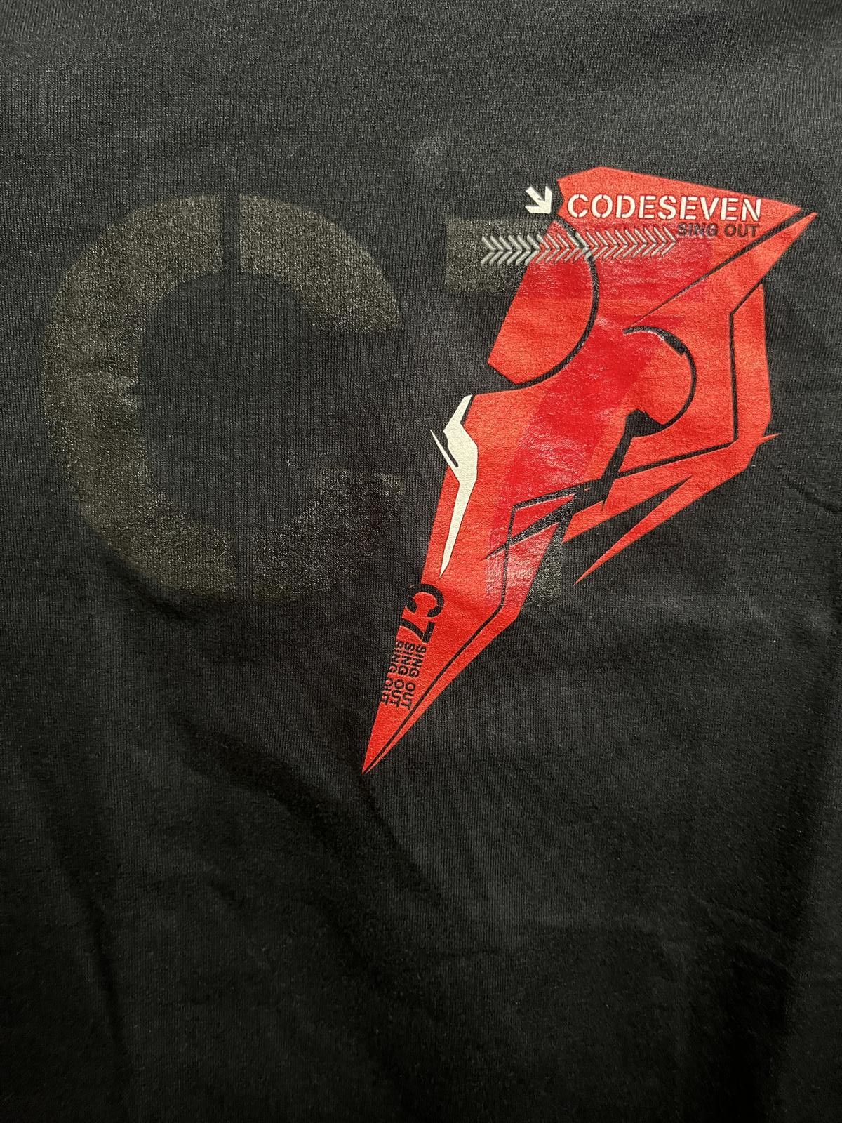 Fruit Of The Loom C7 Band Tee Codeseven Sing Out T-shirt - M Size US M / EU 48-50 / 2 - 2 Thumbnail