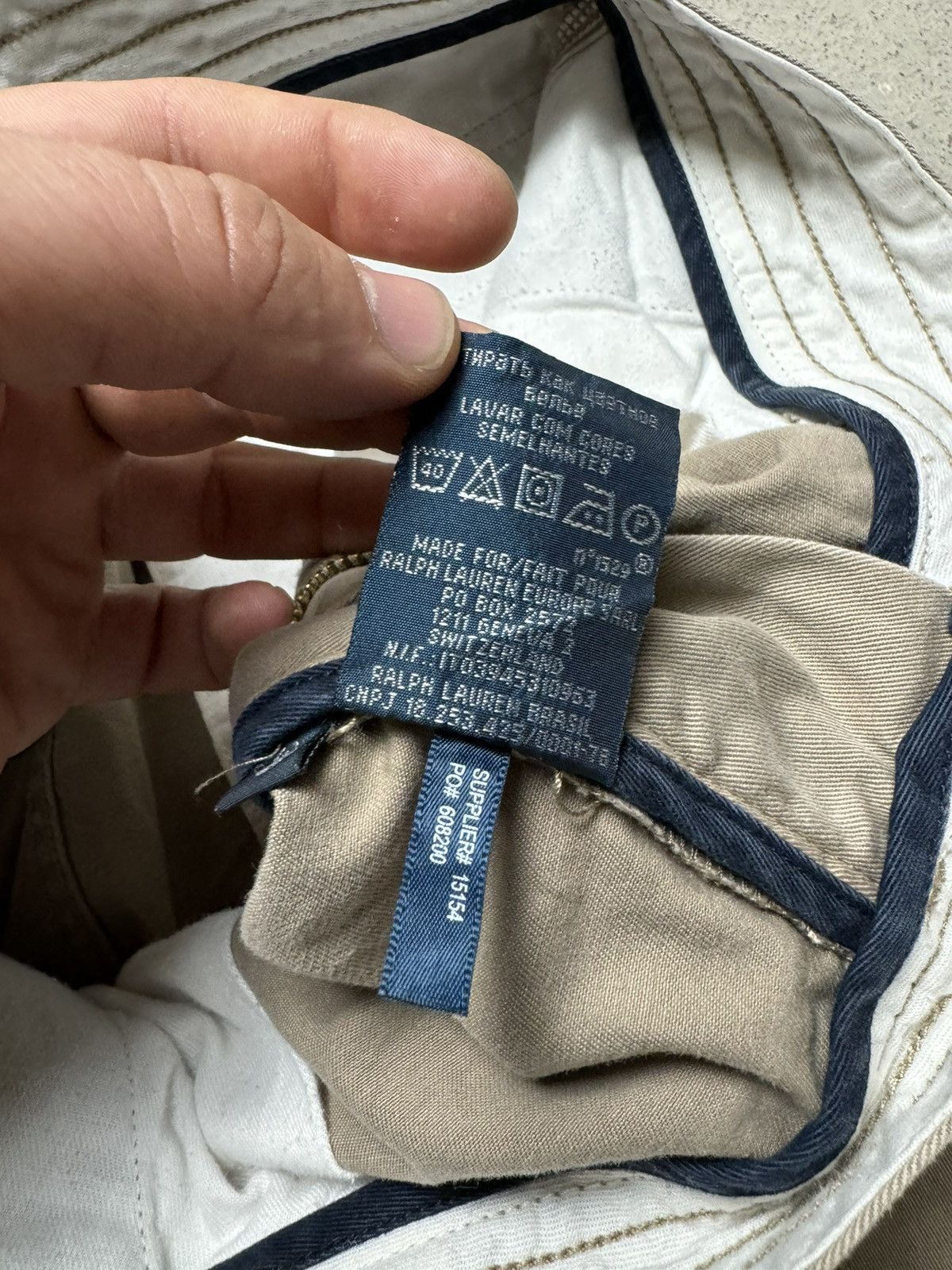 Polo Ralph Lauren × Vintage Vintage Y2K Polo Ralph Lauren Cargo Baggy Shorts Size US 36 / EU 52 - 7 Thumbnail