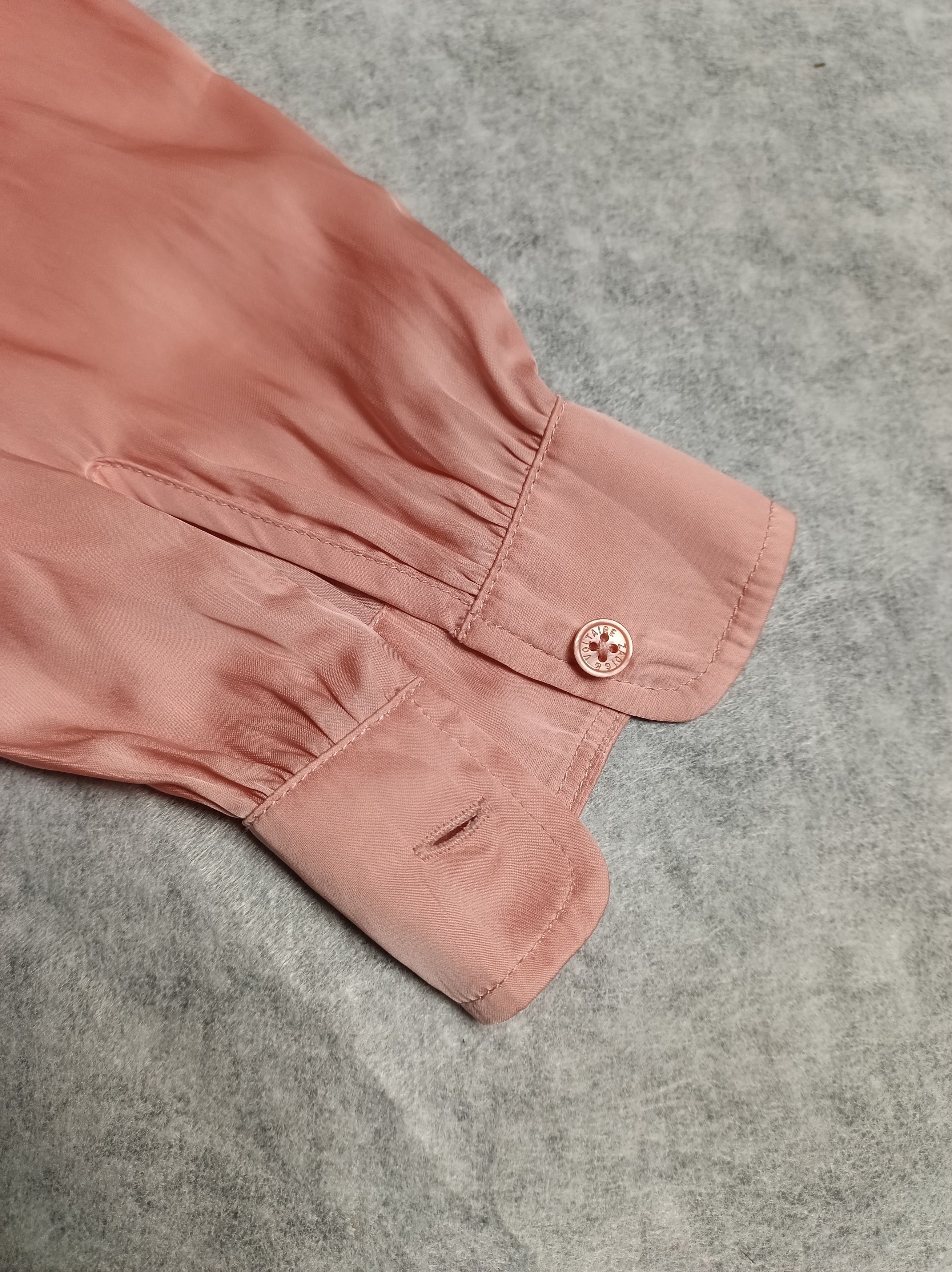 Zadig & Voltaire Zadig & Voltaire Tie-Neck Top Rose Taos Satin Blouse Size M / US 6-8 / IT 42-44 - 9 Thumbnail