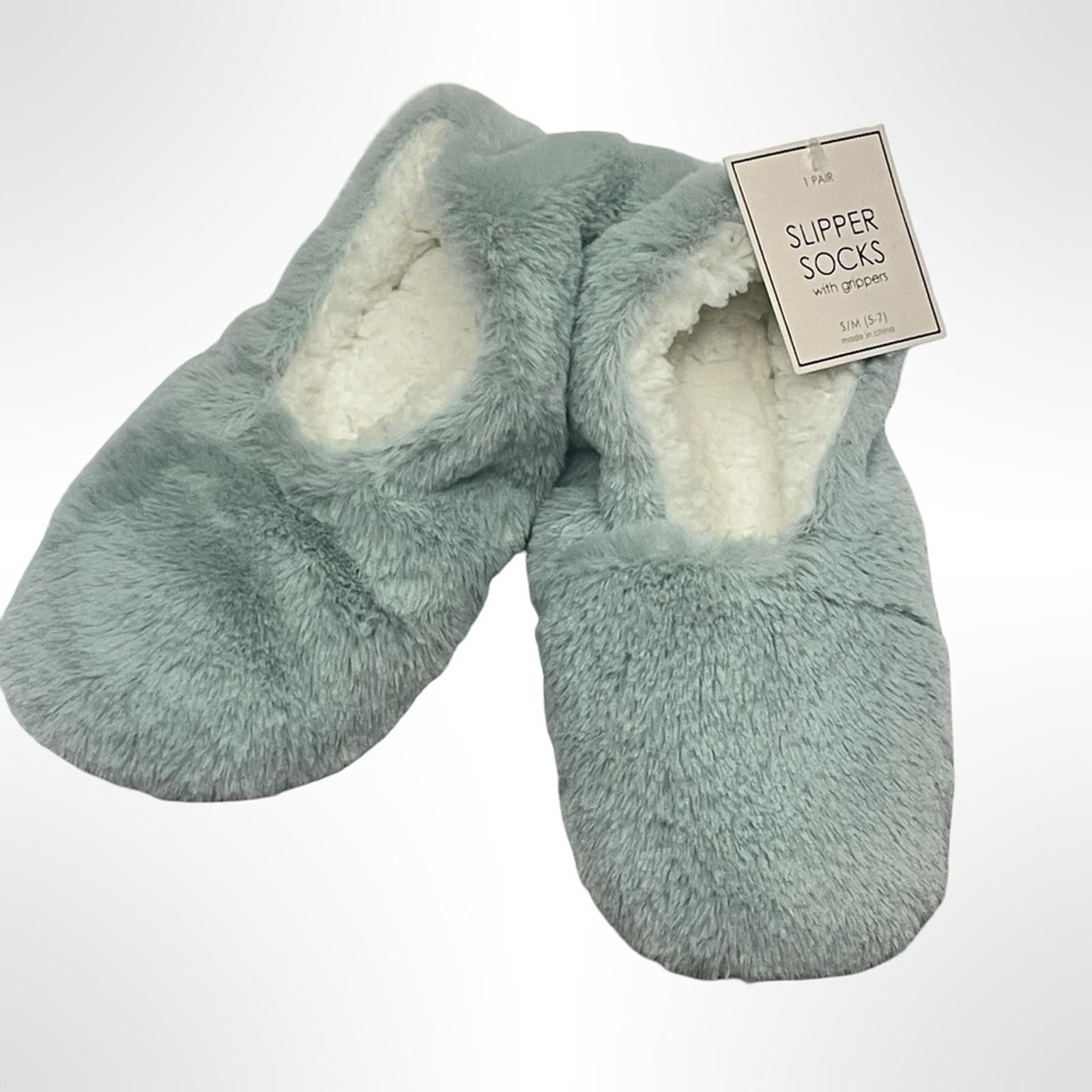 Other Cozy Fuzzy Slipper Socks in Light Blue NWT - Size S/M Size US 6 / IT 36 - 1 Thumbnail