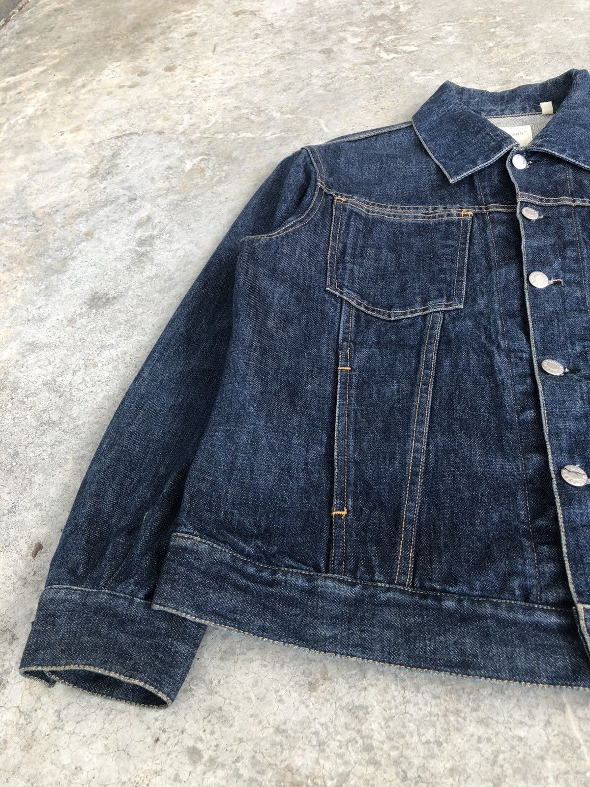 Helmut Lang Helmut Lang Denim Jacket Classic Denim Distressed Size US L / EU 52-54 / 3 - 5 Thumbnail