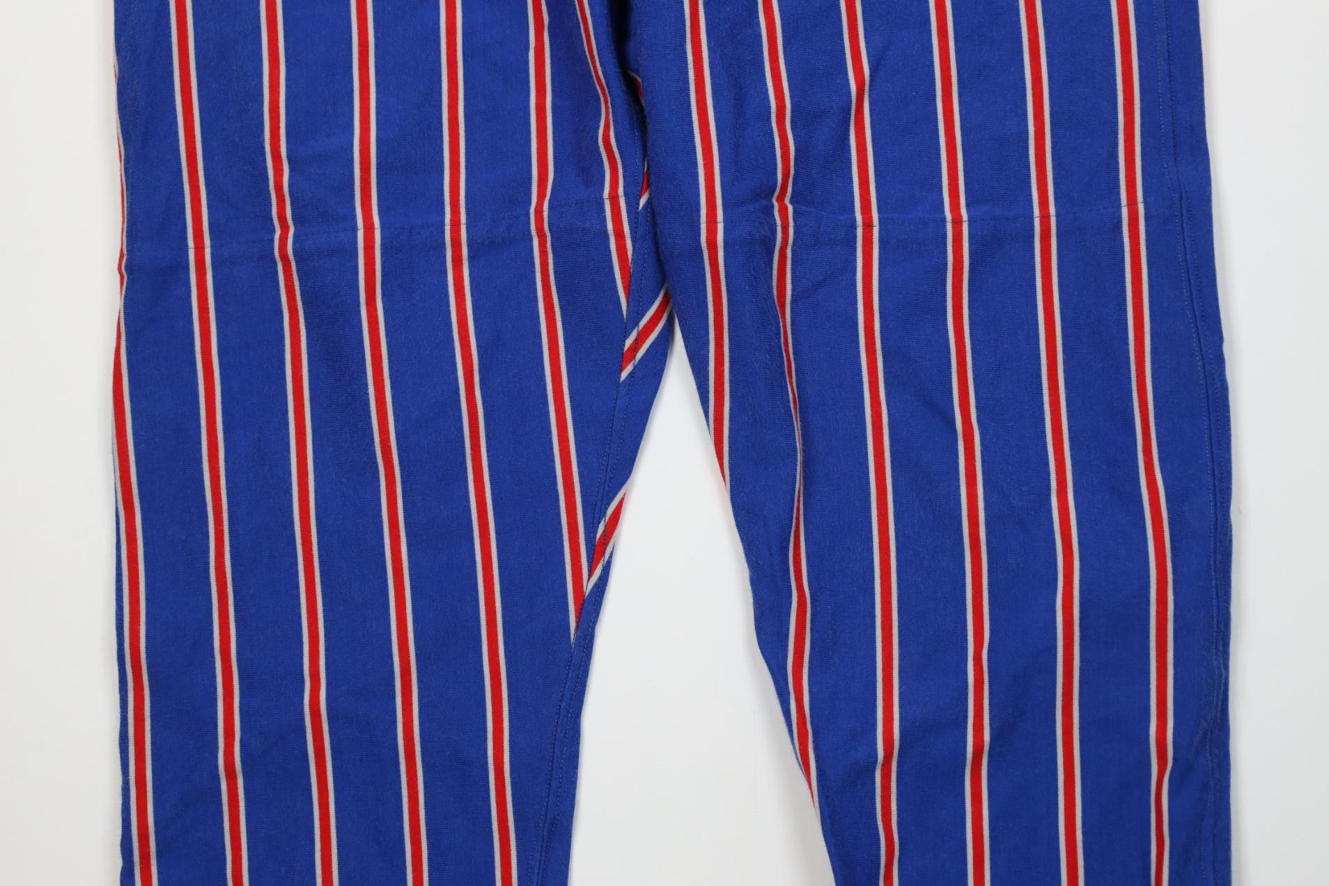 Vintage Vintage 90s Buffalo Bills Football Striped Baseball Pants Size US 40 / EU 56 - 3 Thumbnail