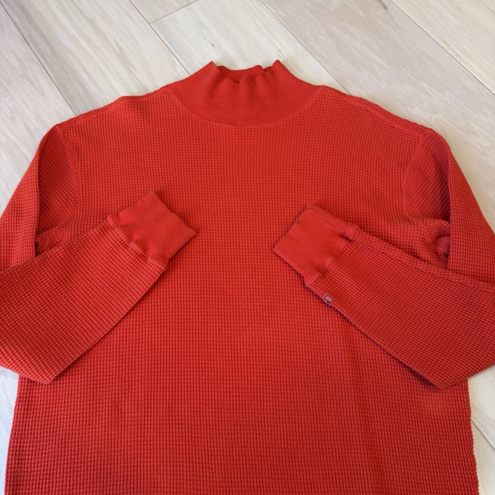 Polo Ralph Lauren Vintage Polo Ralph Lauren Thermal Shirt Large Red Orange Size US L / EU 52-54 / 3 - 5 Thumbnail