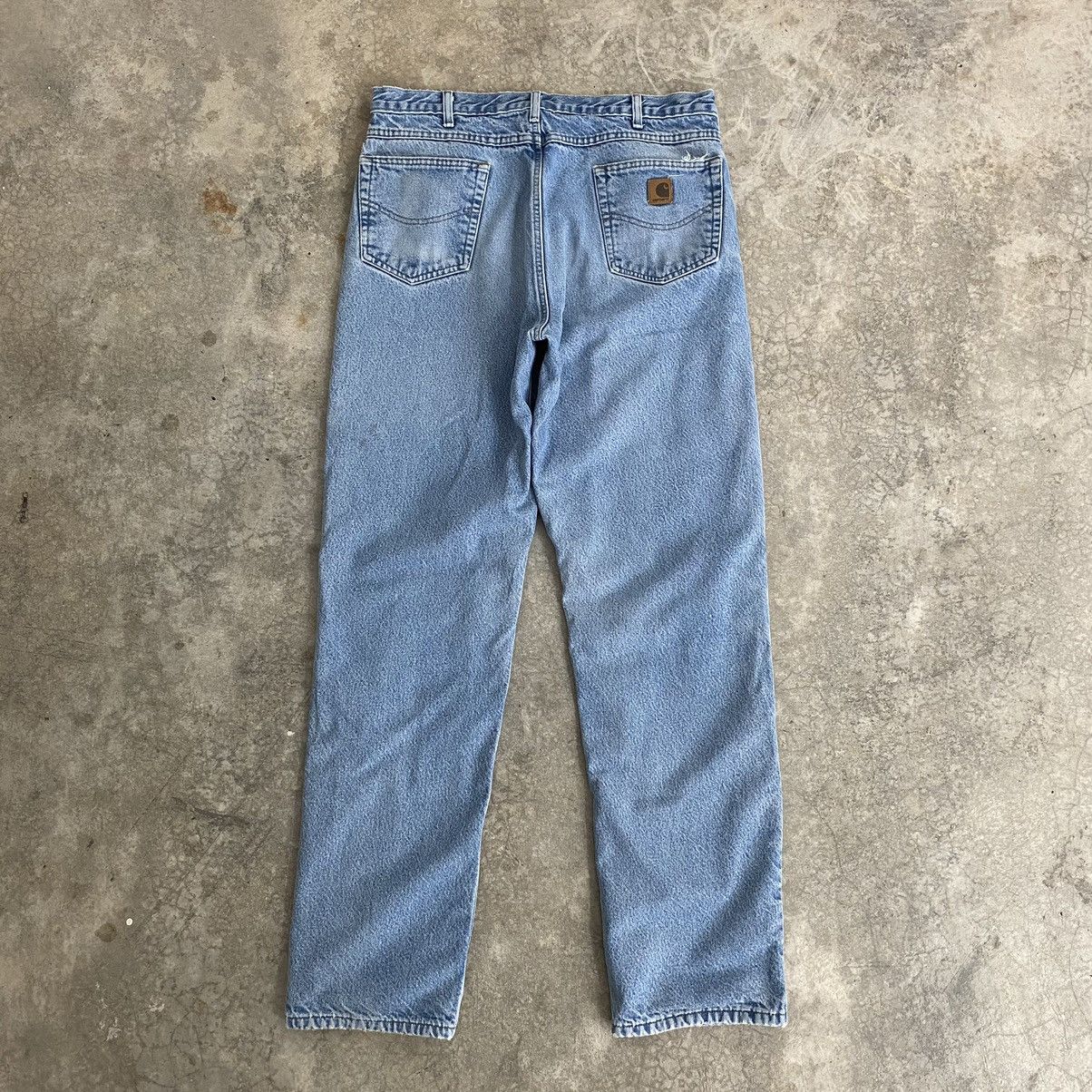 Carhartt Vintage Carhartt Blanket Lined Relaxed Fit Denim Jeans Size US 35 - 20 Thumbnail